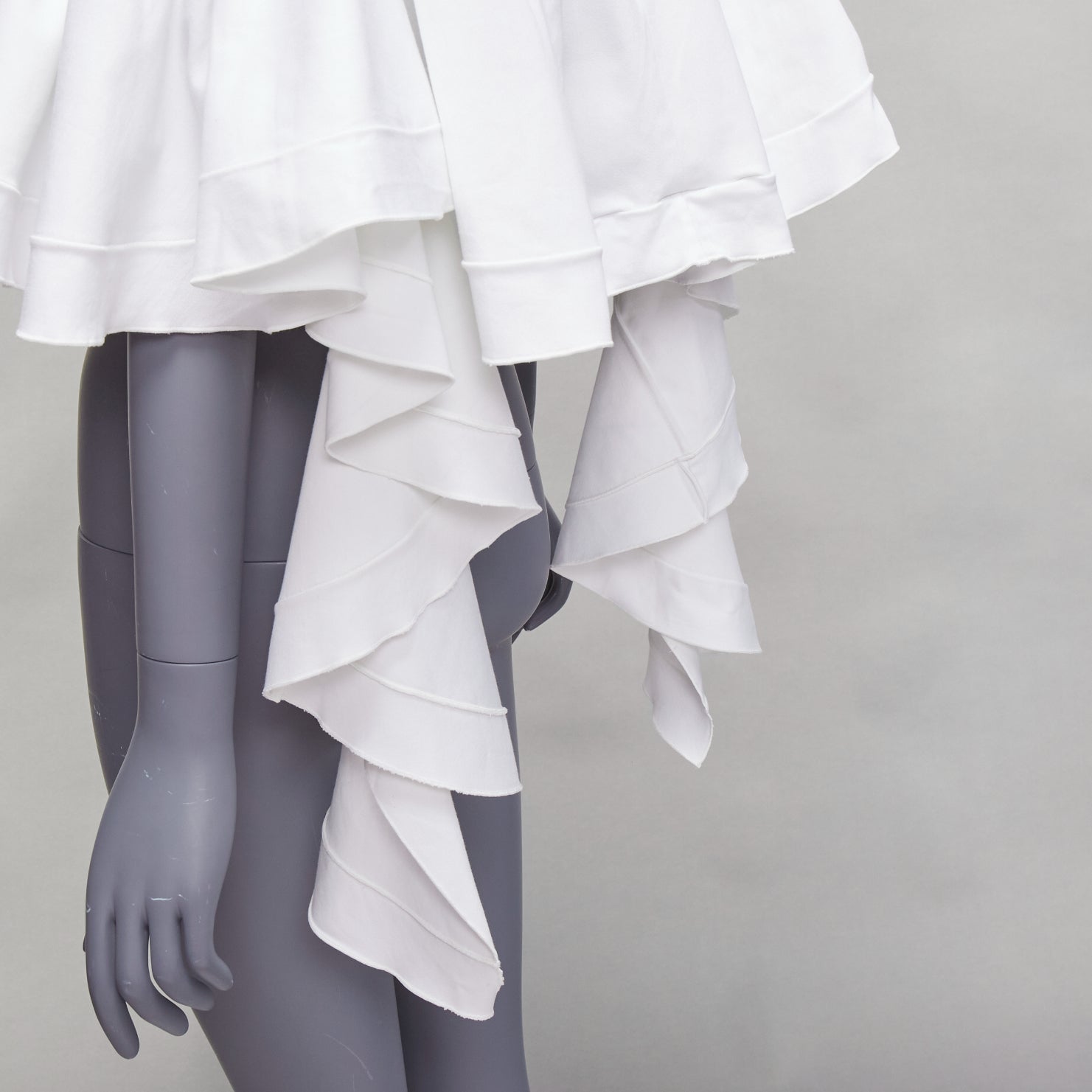 Ellery Cascade Sleeve Crop - Back view