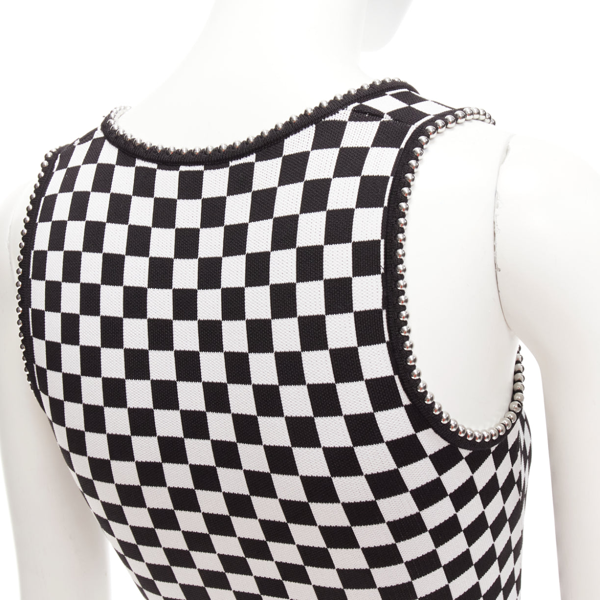 Alexander Wang Checker Studded Bra - Detail 2