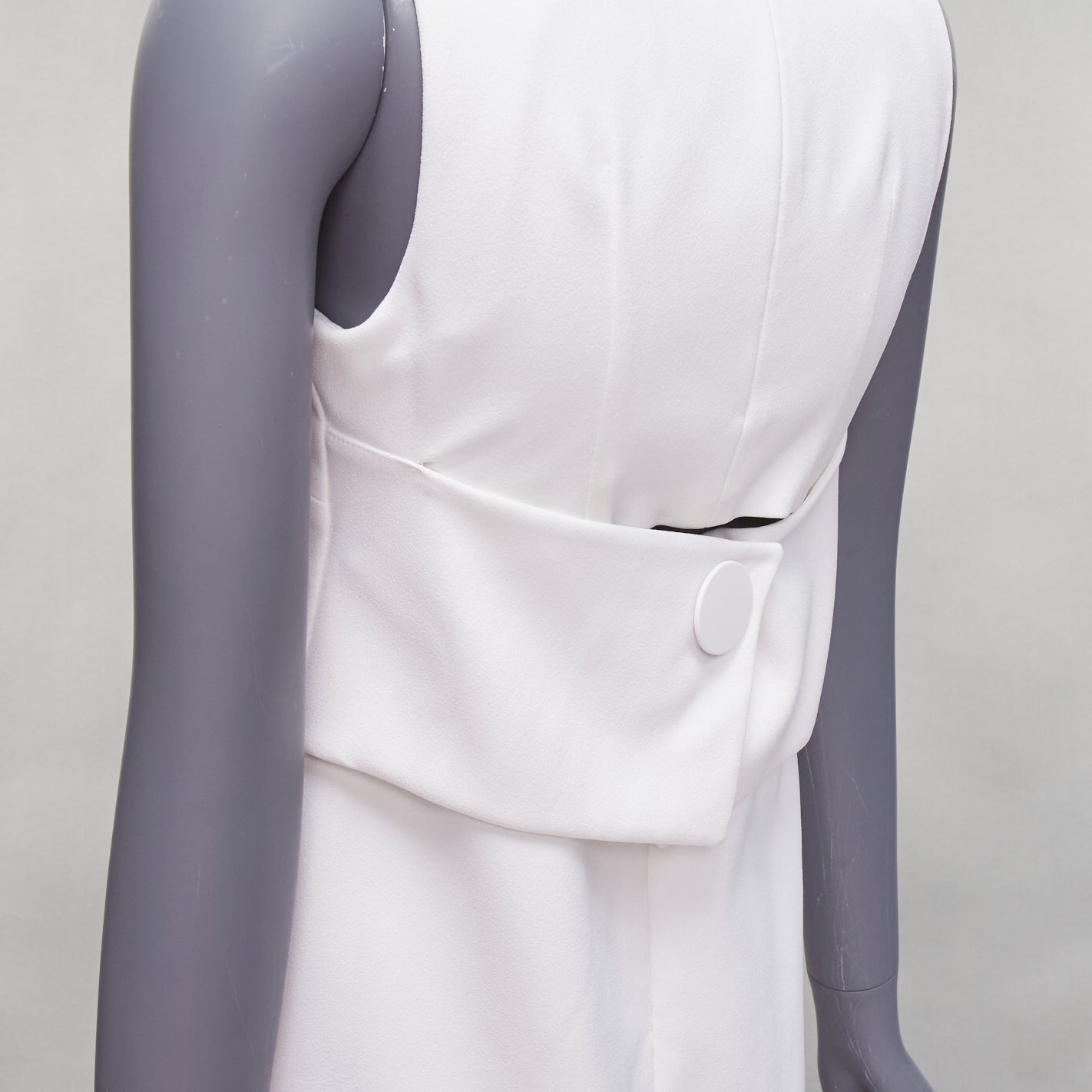 Tibi Cut Out Shift Dress - Back view