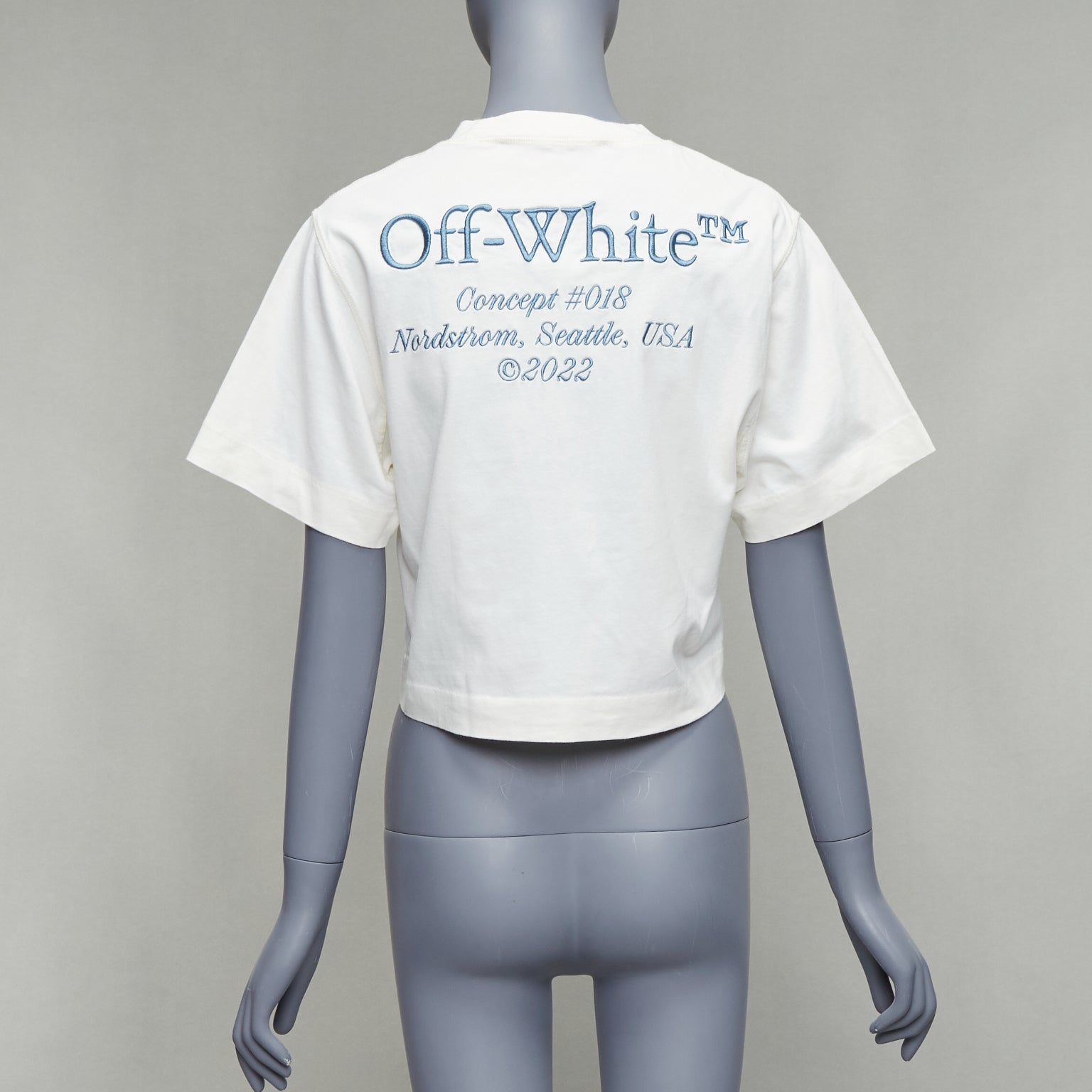 Off-white Embroidered Logo Tee - Side view