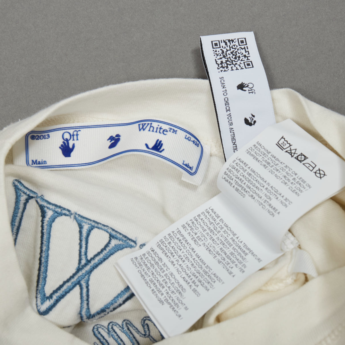 Off-white Embroidered Logo Tee - Image 10