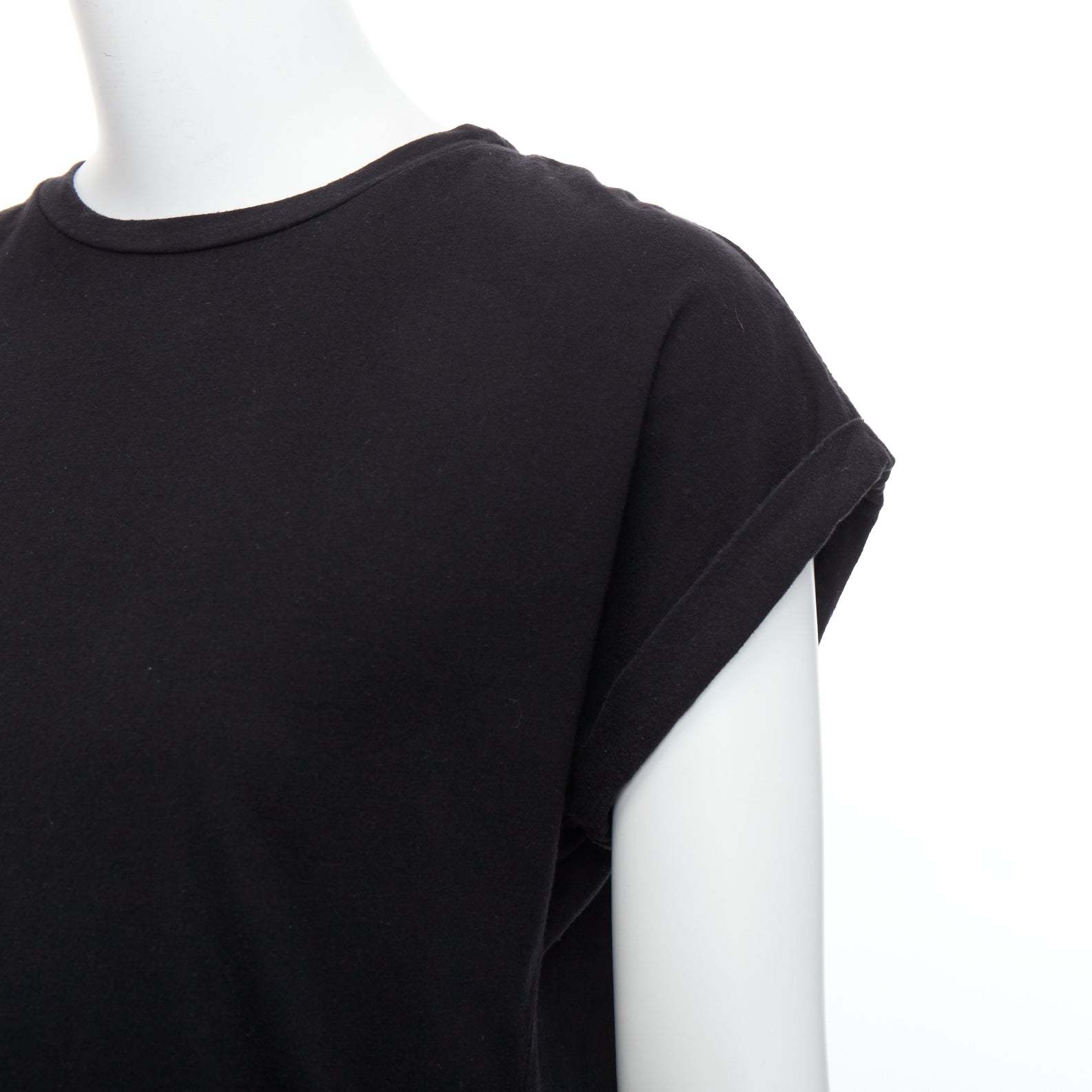 Balmain Rolled Cuff T-Shirt - Back view