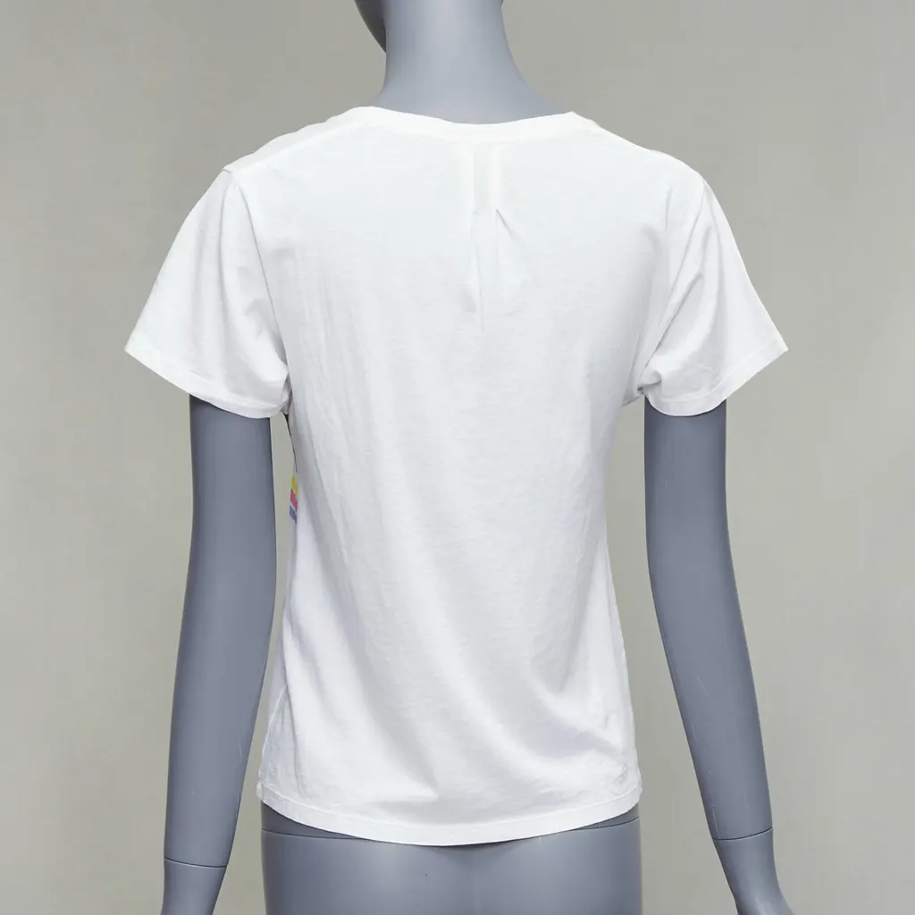 Saint Laurent Dino Print T-Shirt White Cotton Never worn - Box View