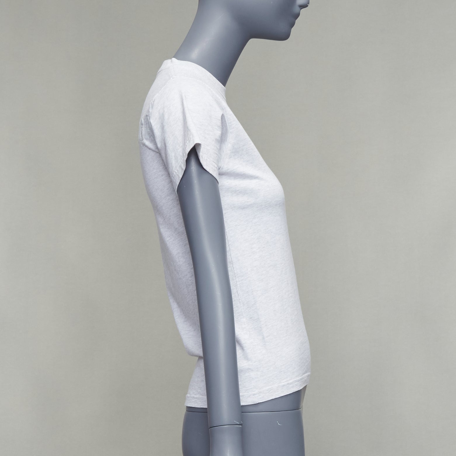 Balenciaga Logo Embroidery Tee - Side view