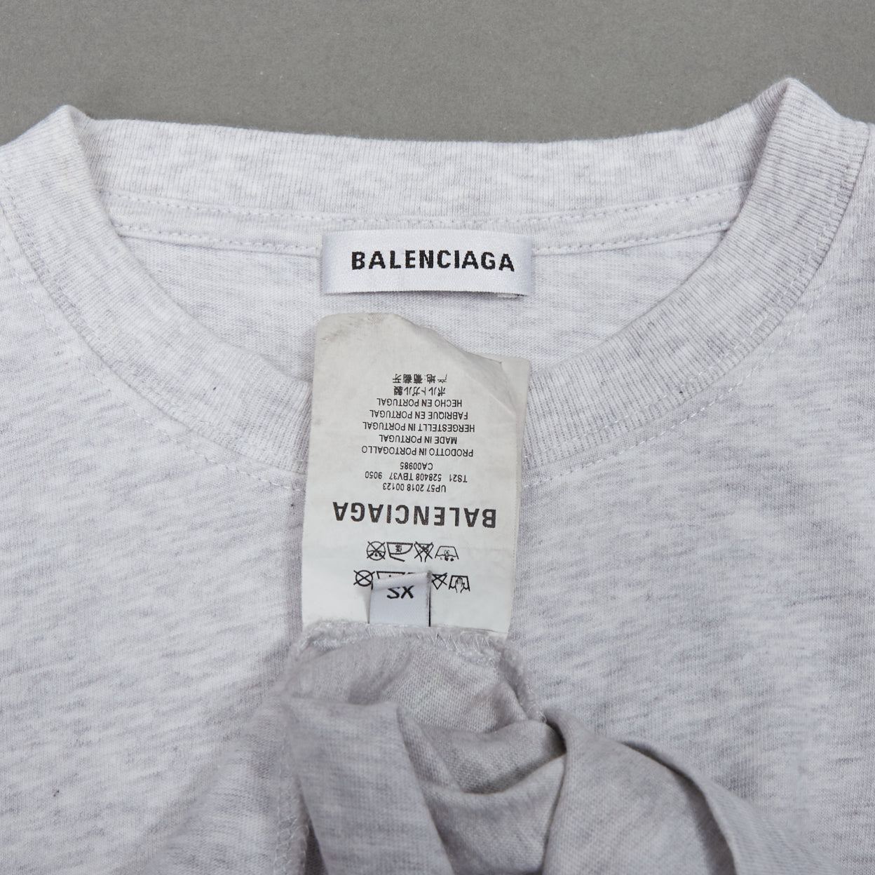 Balenciaga Logo Embroidery Tee - Image 10