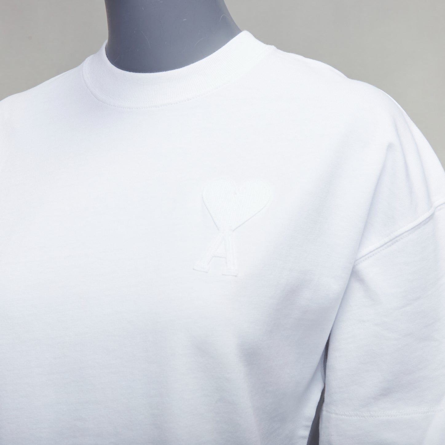 Ami Heart Badge Tee - Back view