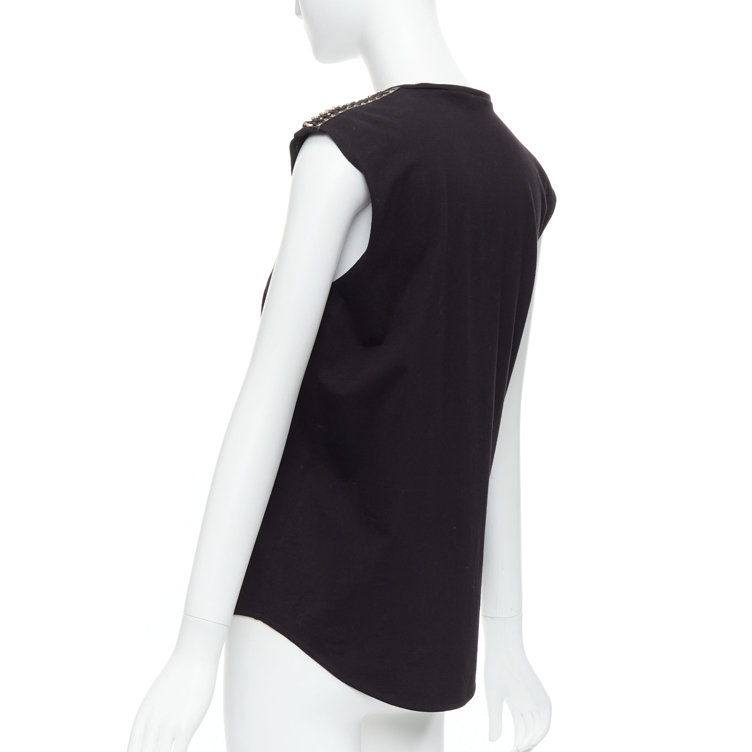 Balmain Chain Leather Tank - Detail 1