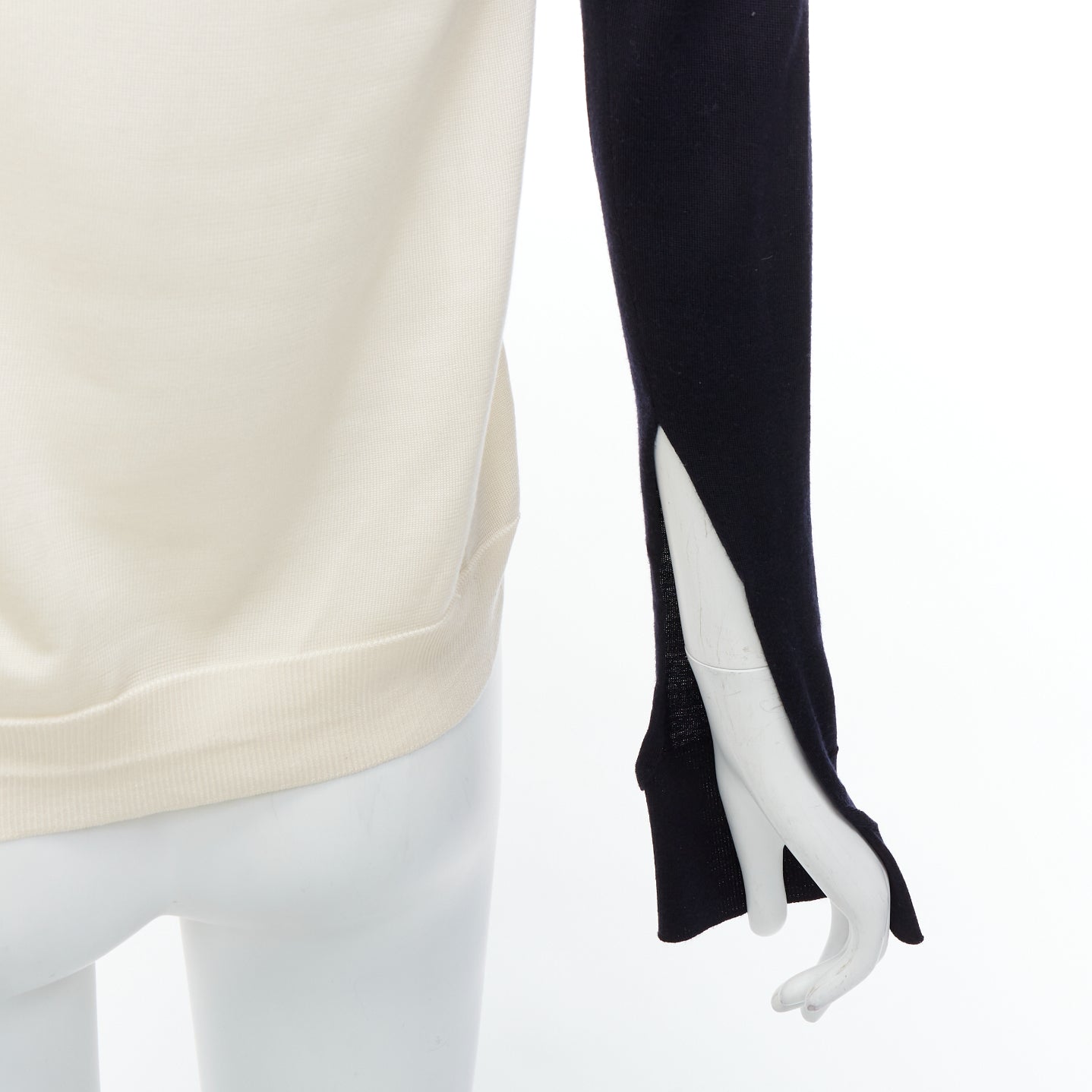 Celine Panelled Button Sweater - Back view