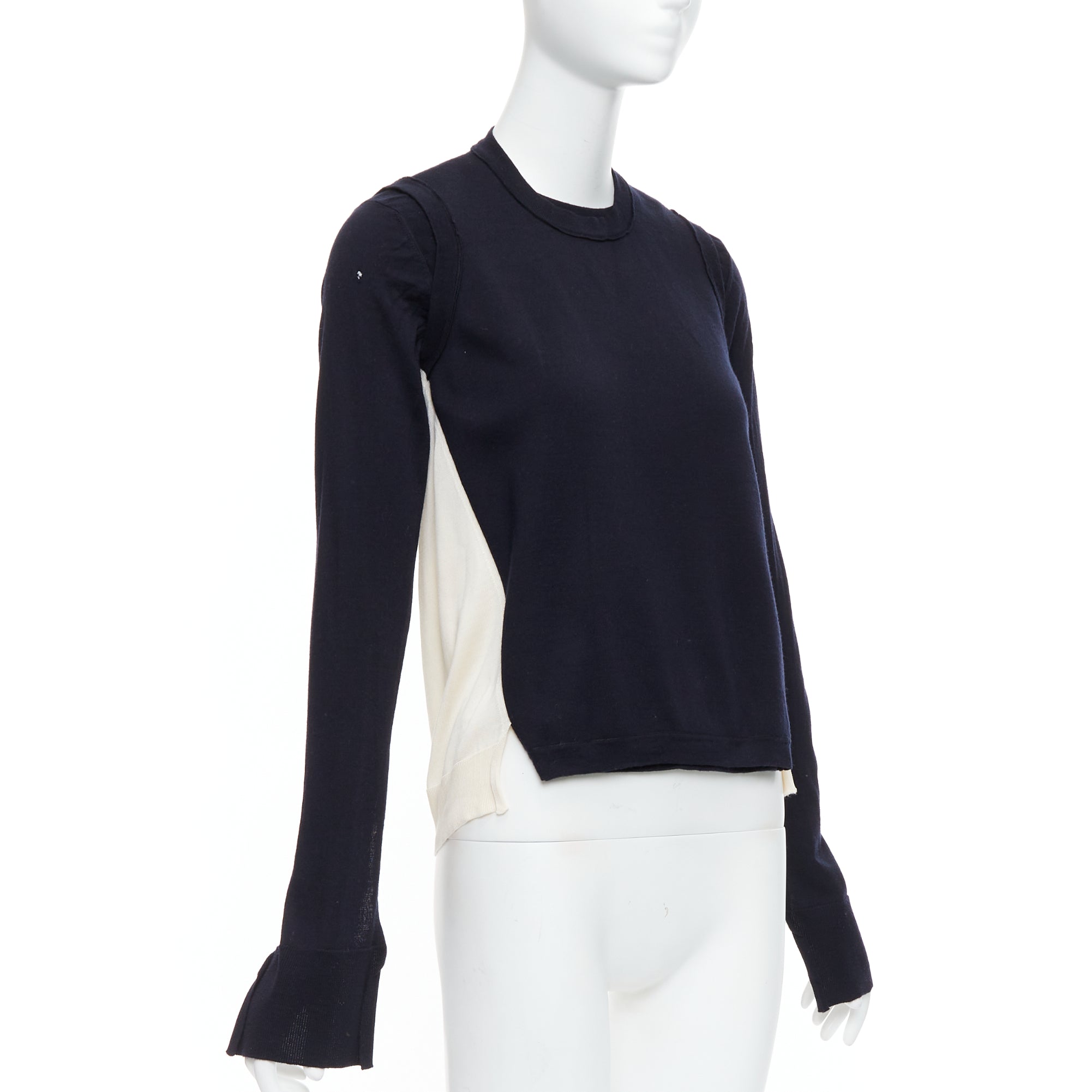 Celine Panelled Button Sweater - 4