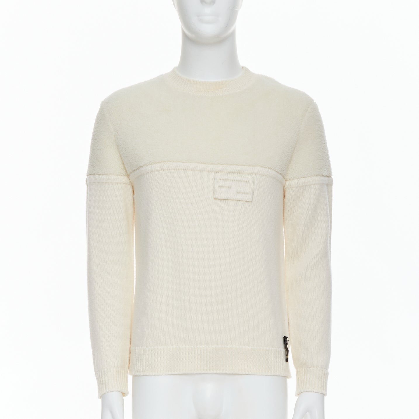 Fendi Panelled Logo Sweater
