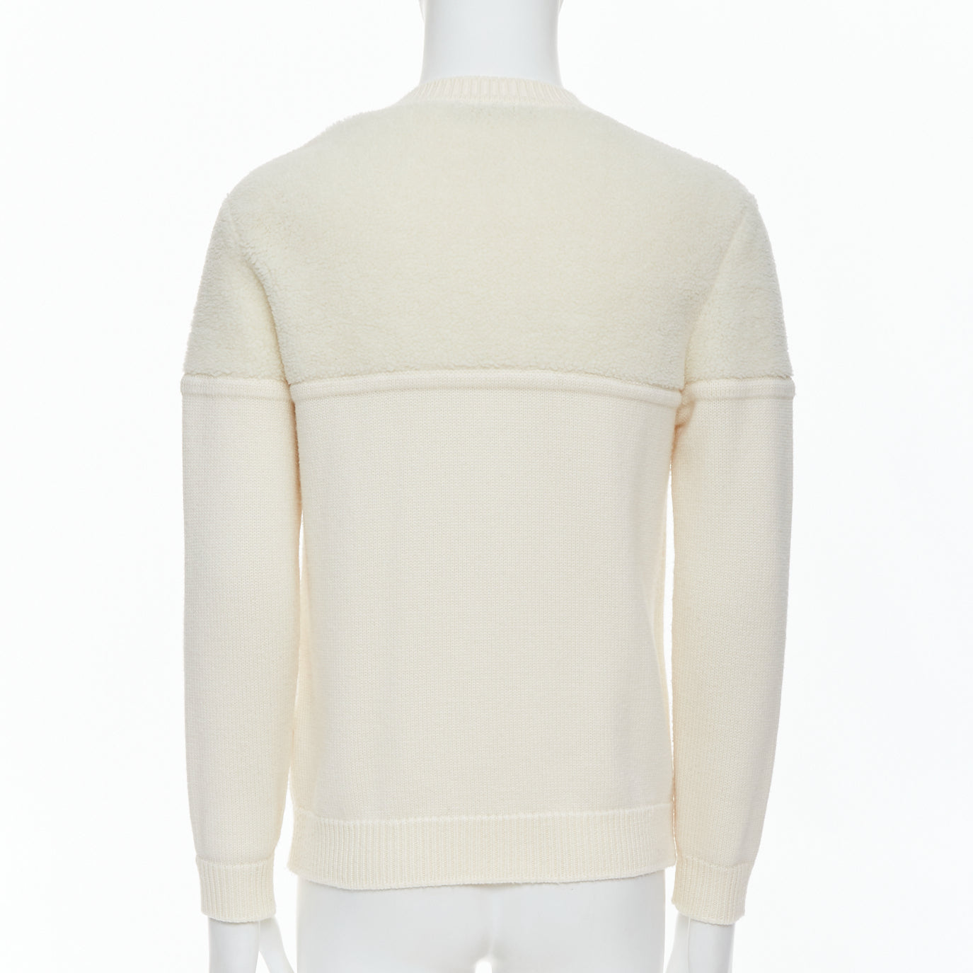Fendi Panelled Logo Sweater - Side view