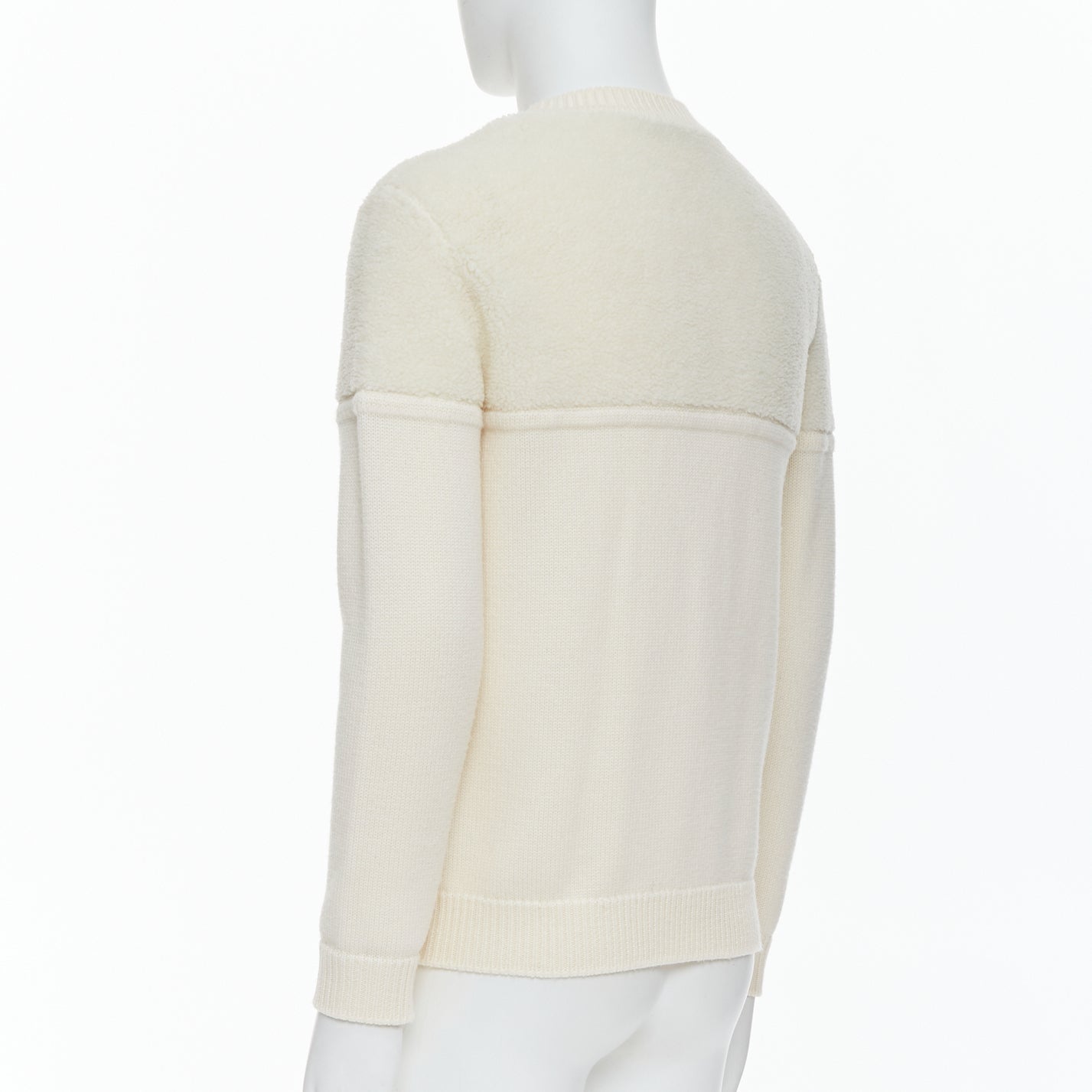 Fendi Panelled Logo Sweater - Detail 1