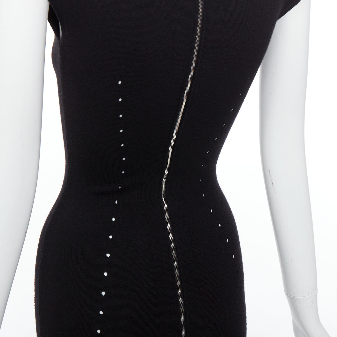 Alexander Wang Pointelle Bodycon Dress - Back view
