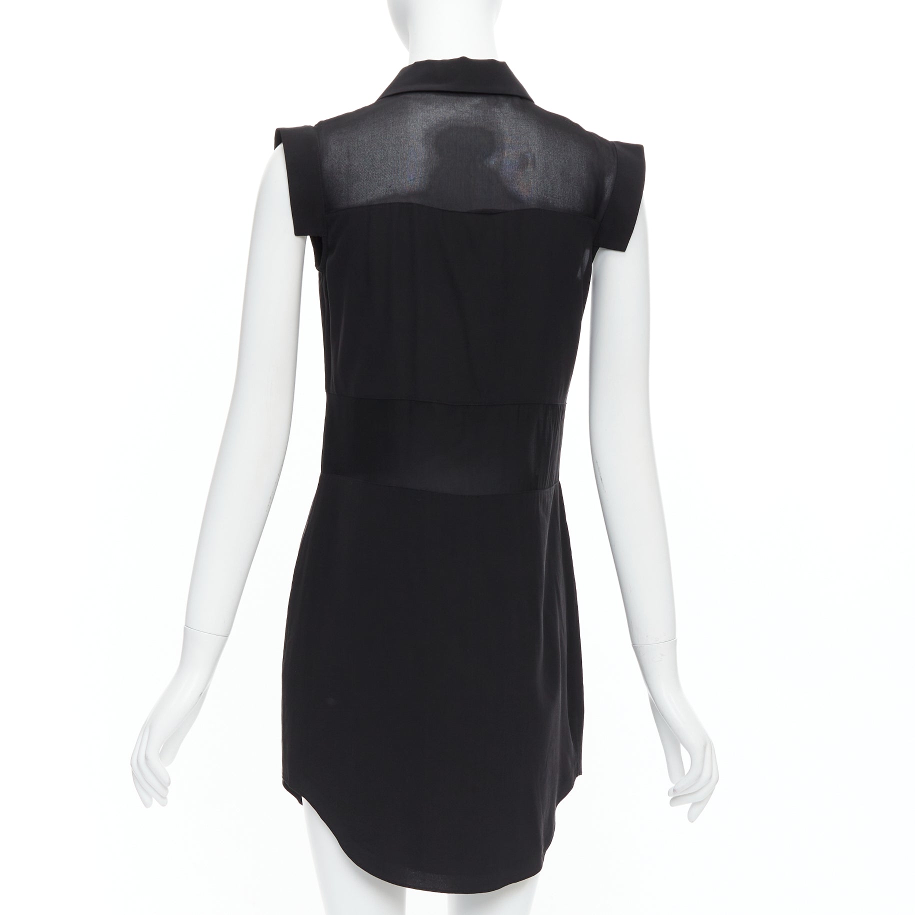 T By Alexander Wang Sheer Panel Dress - Side view