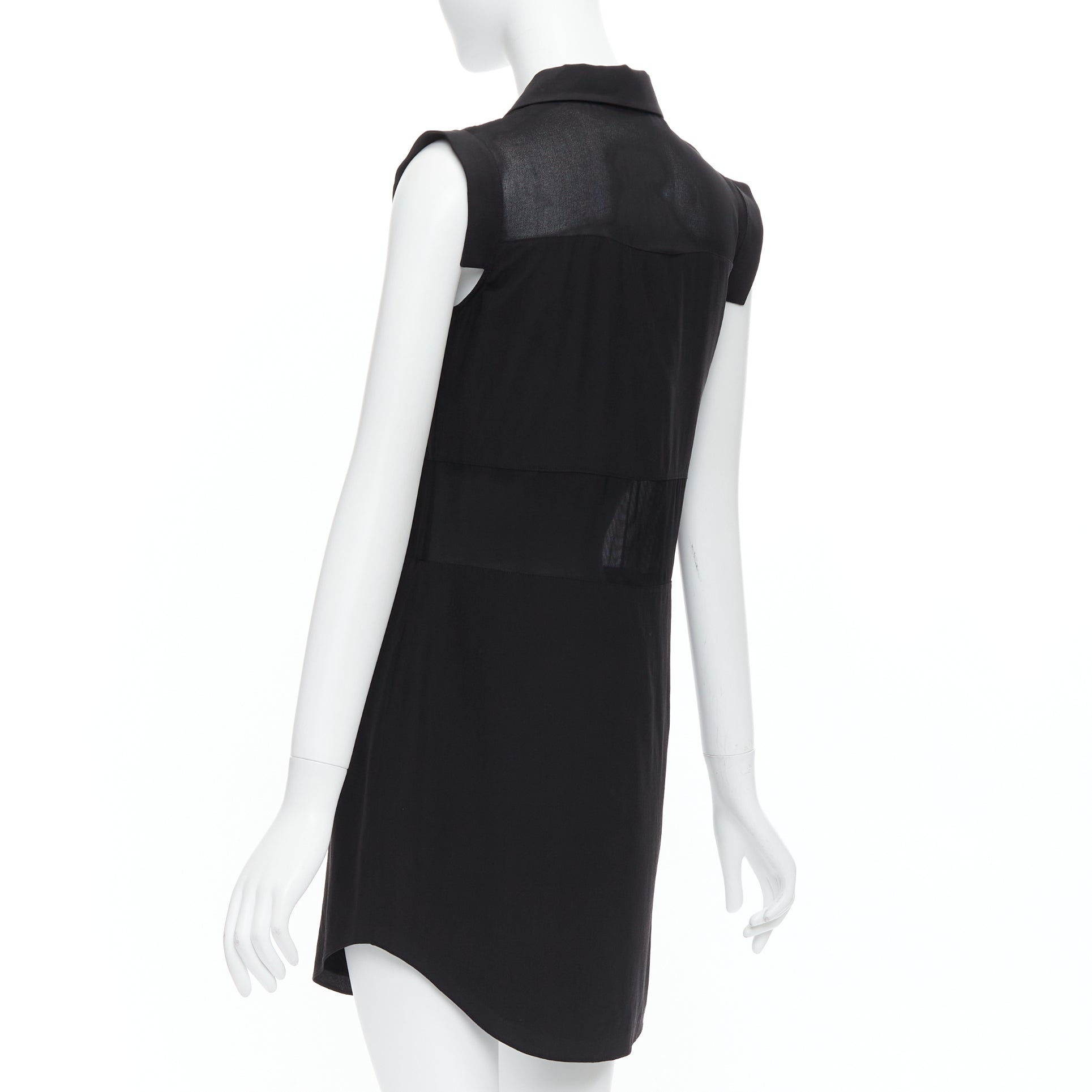 T By Alexander Wang Sheer Panel Dress - Detail 1