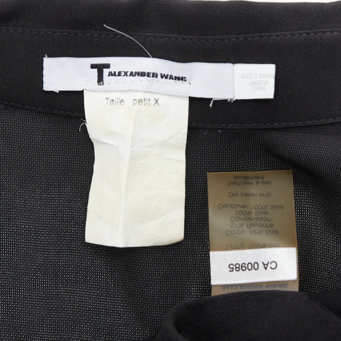 T By Alexander Wang Sheer Panel Dress - Image 10