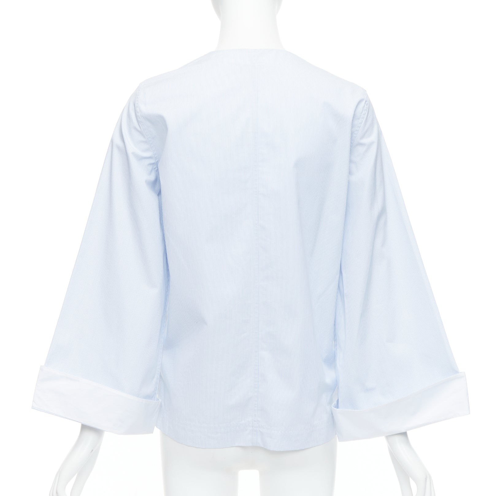 Celine Pinstripe Cuff Shirt - Side view