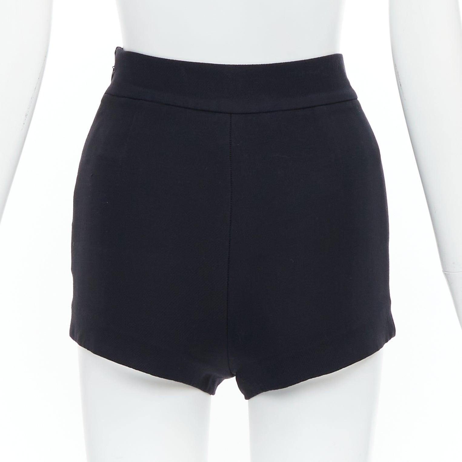 Dior Darted Wool Shorts - Side view