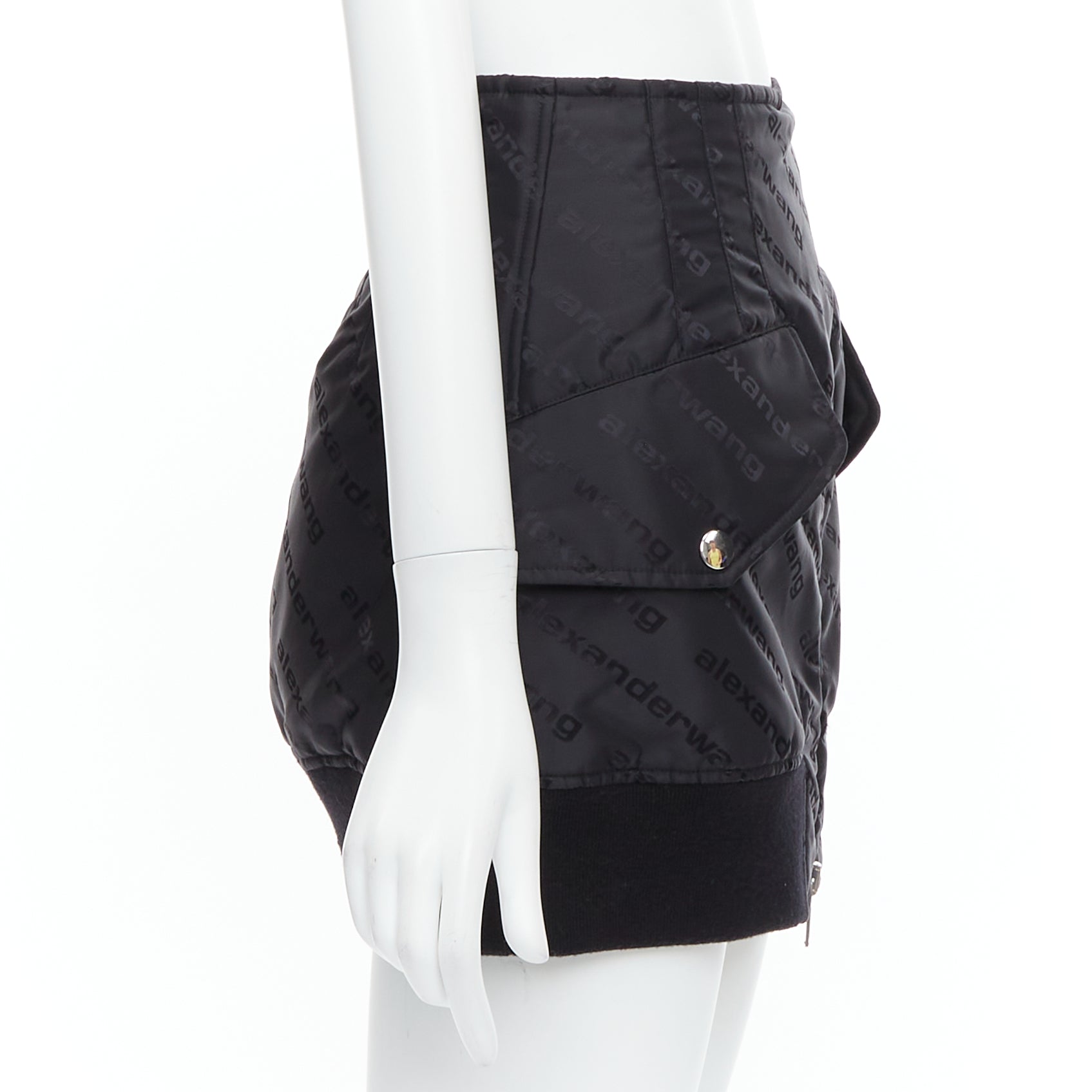 Alexander Wang Bomber Mini Skirt - Image 6