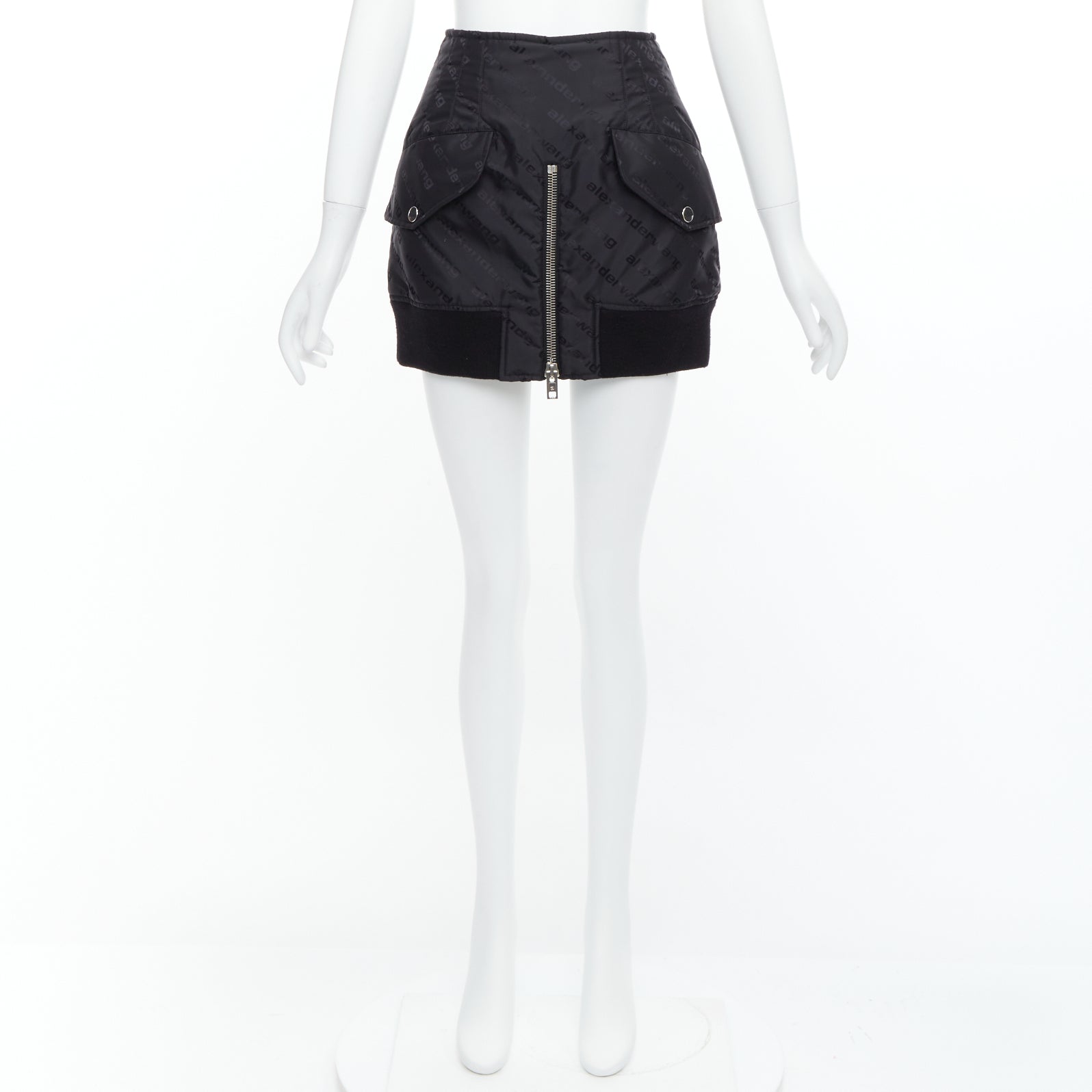 Alexander Wang Bomber Mini Skirt - Image 10