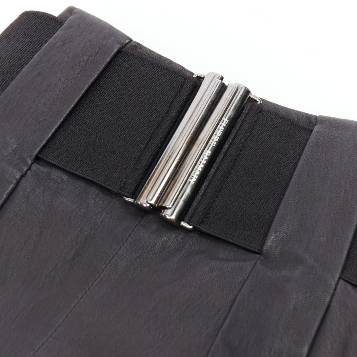 Pierre Balmain Elastic Belt Skirt - Back view