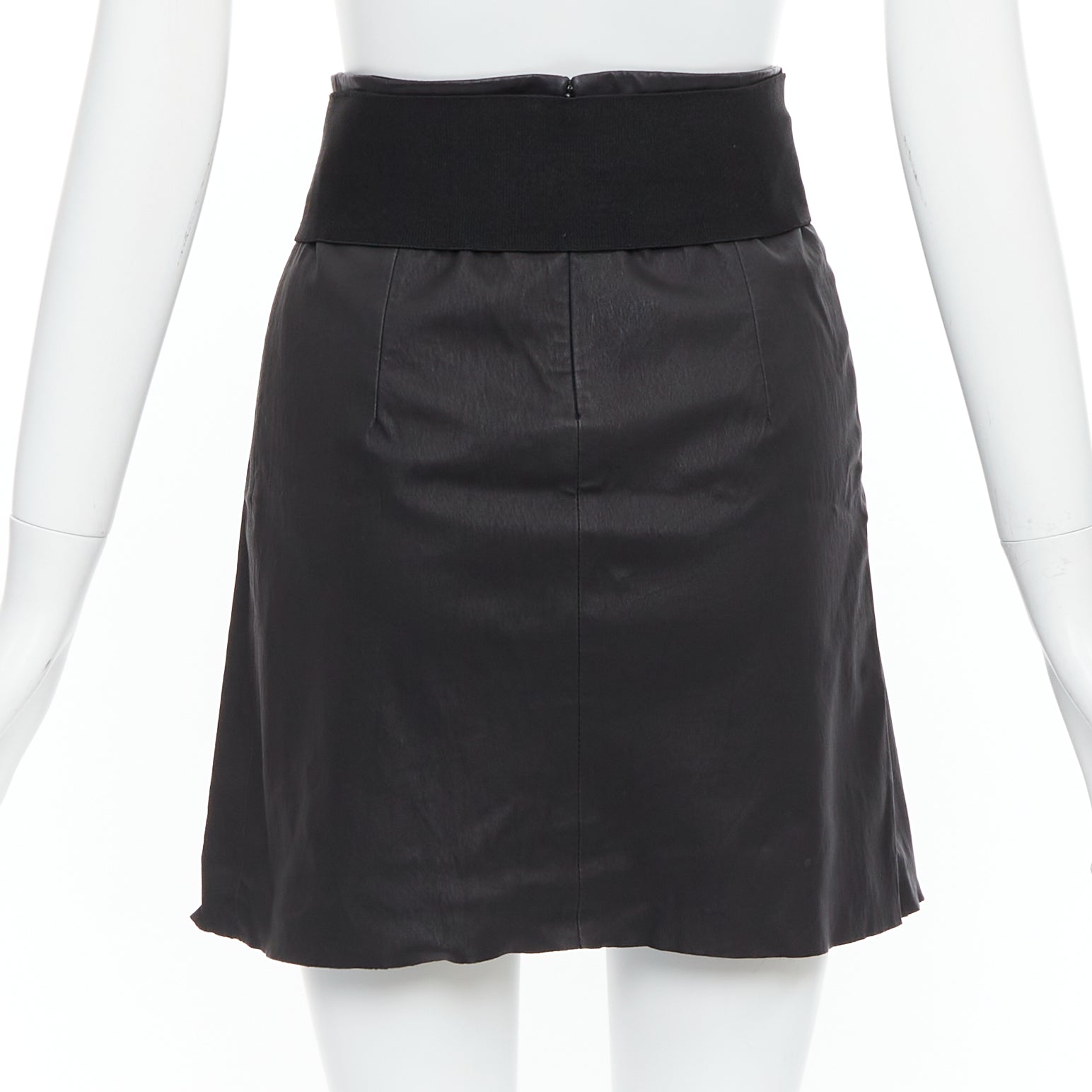 Pierre Balmain Elastic Belt Skirt - Side view