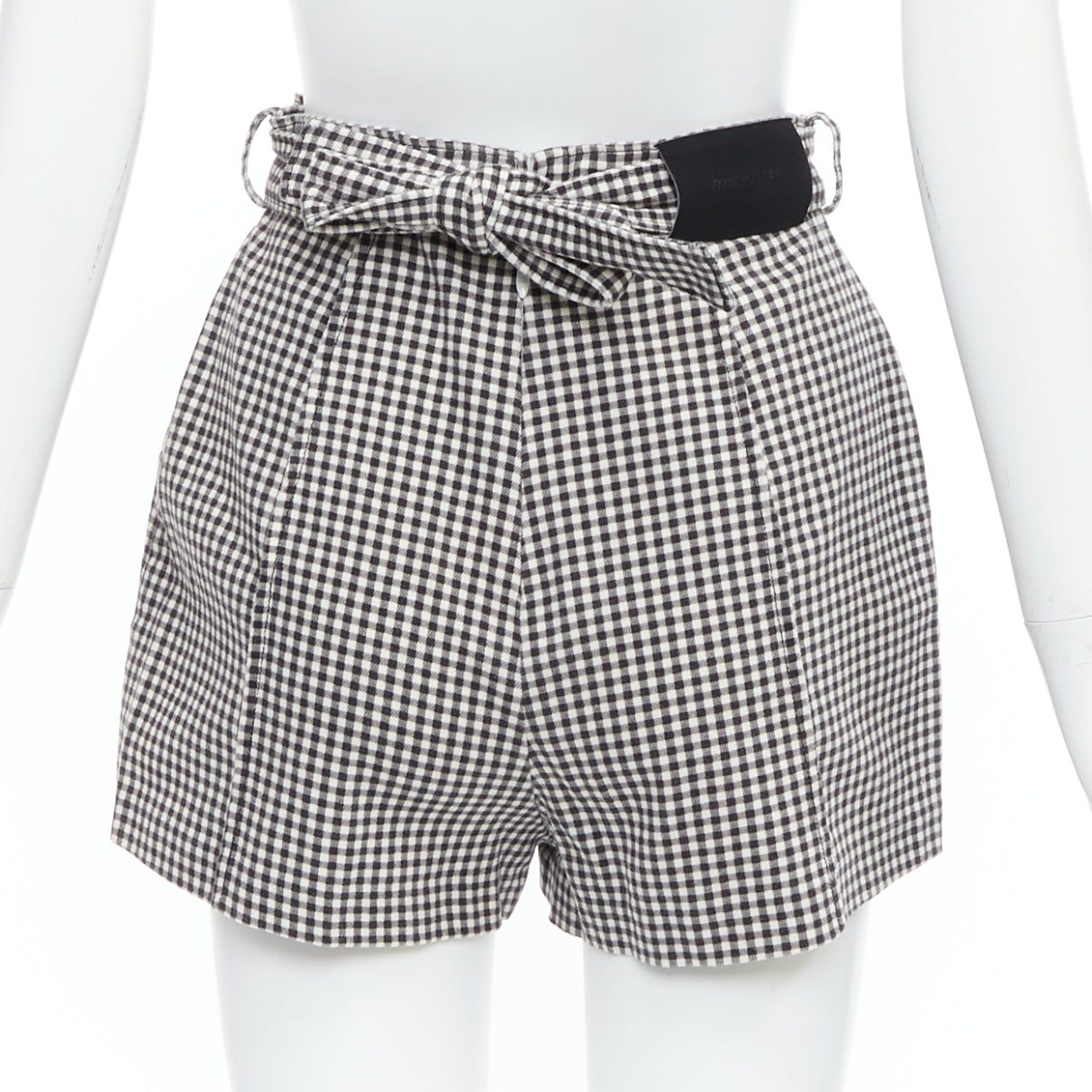 Zimmermann Gingham Print Shorts - Side view