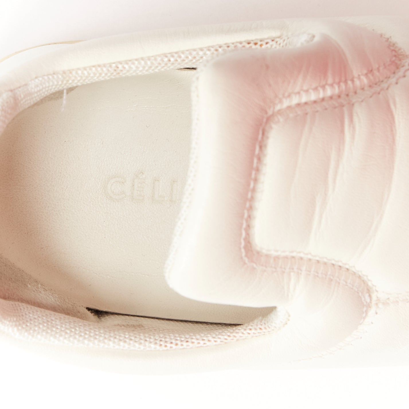 Celine Cream Platform Shoes - Image 11