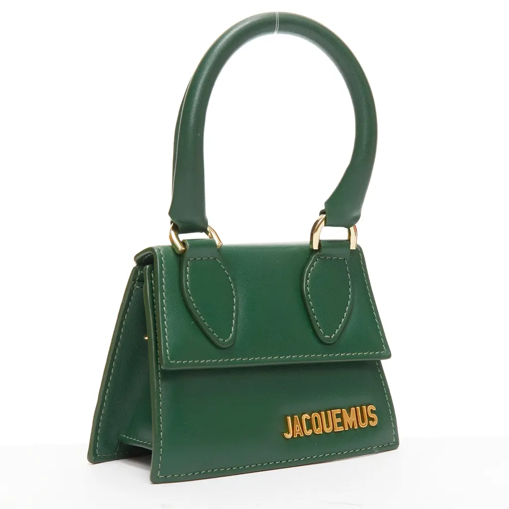 Jacquemus Le Chiquito Green Leather Good - Inside View