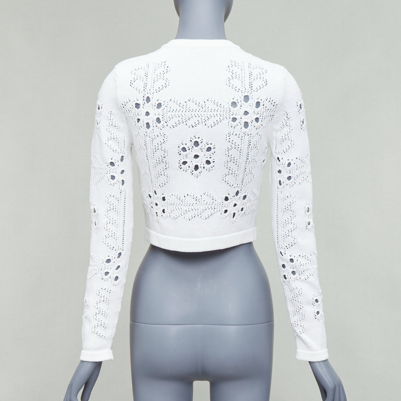 Chanel Crochet Knit Cardigan - Detail 1