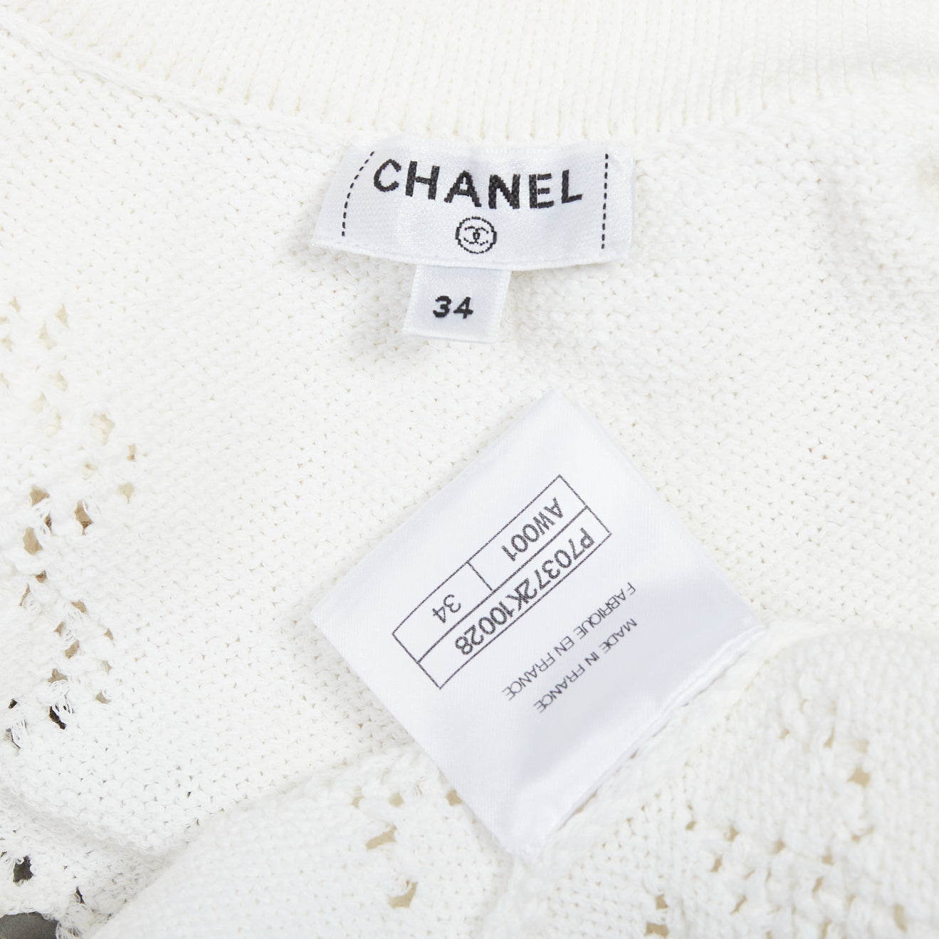 Chanel Crochet Knit Cardigan - Image 11