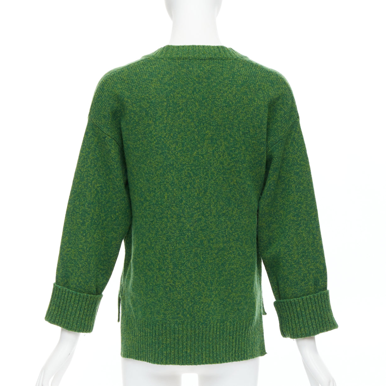 Ganni Vneck Cropped Sweater - Side view