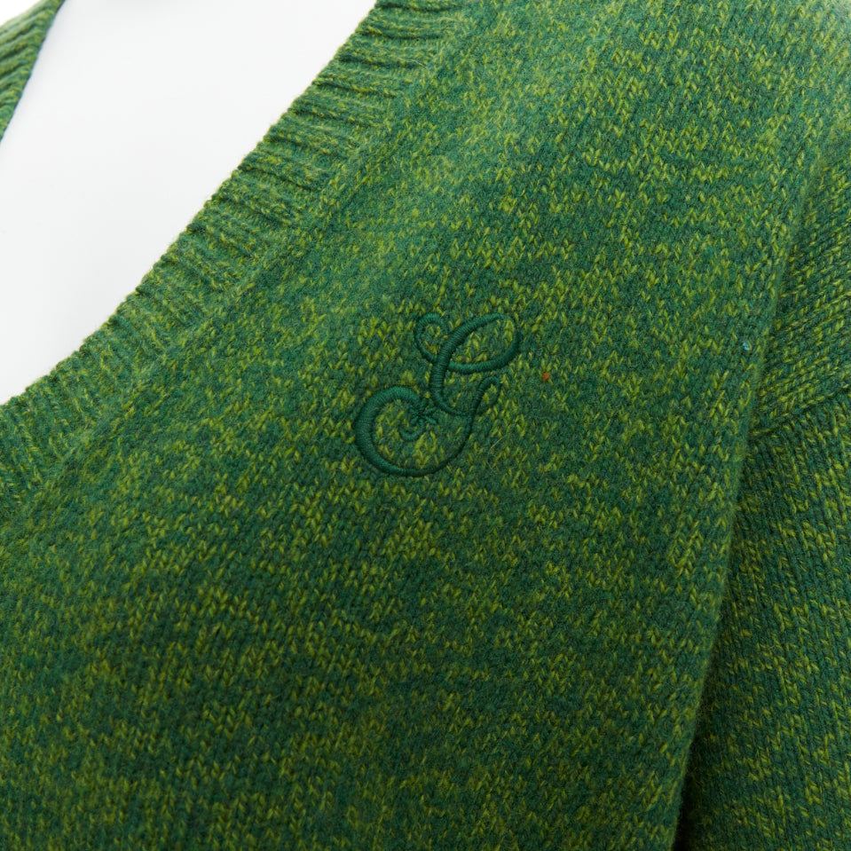 Ganni Vneck Cropped Sweater - Detail 2