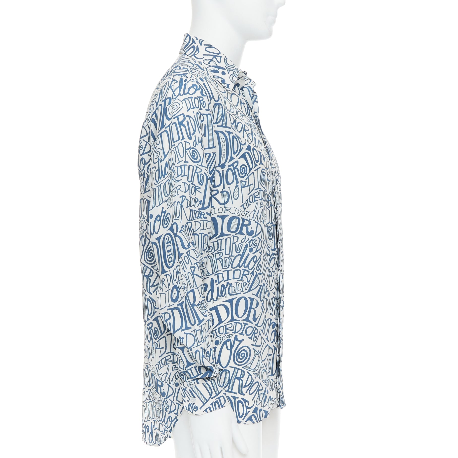 Dior Graffiti Print Shirt - 4