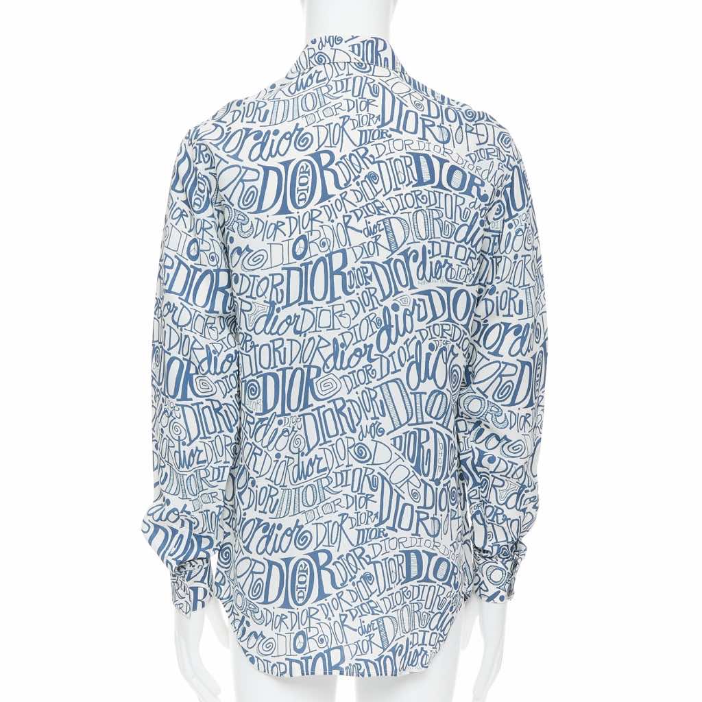 Dior Graffiti Print Shirt - Side view