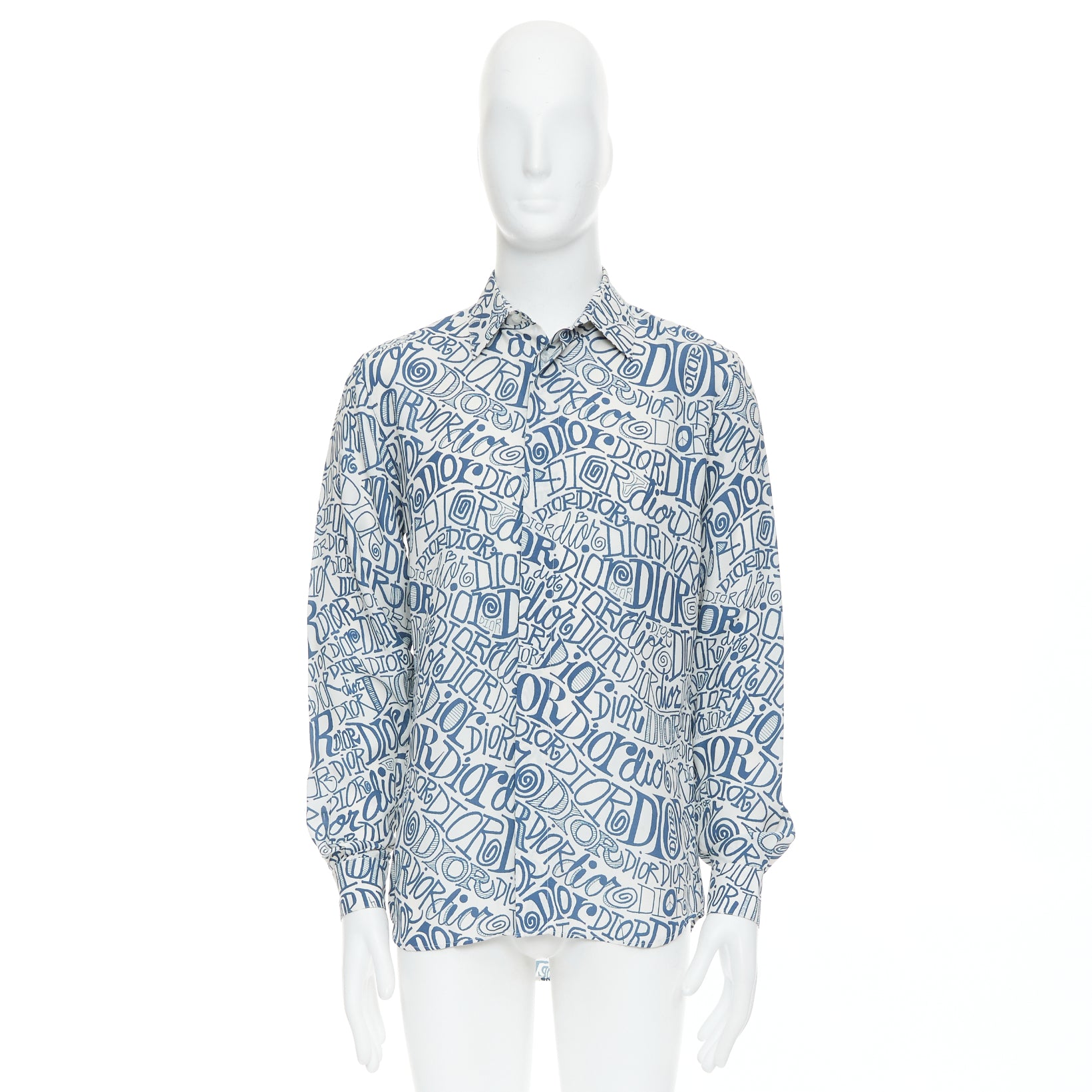 Dior Graffiti Print Shirt - Image 11