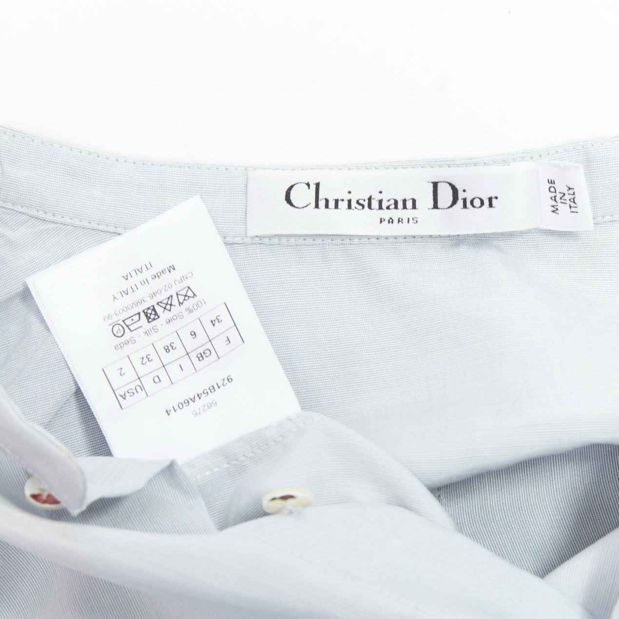 Dior Silk Logo Shirt - Image 10