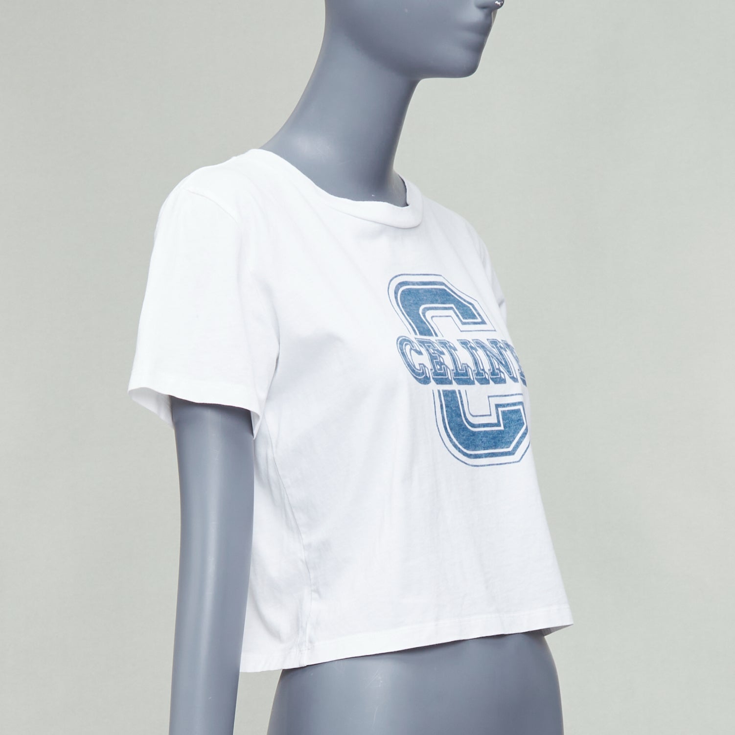 Celine C Logo Varsity Tee - Image 6