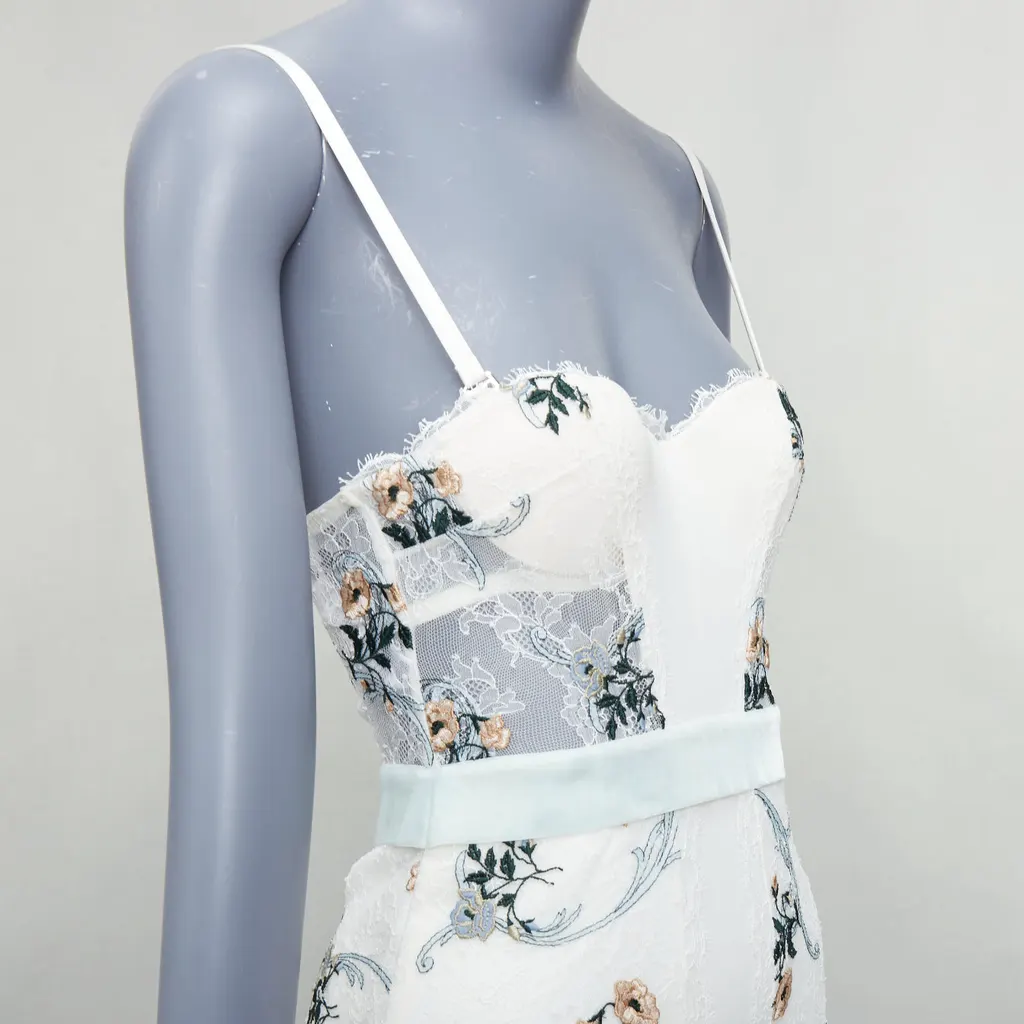 La Perla Hampton Court Ecru Silk Never worn - Back View