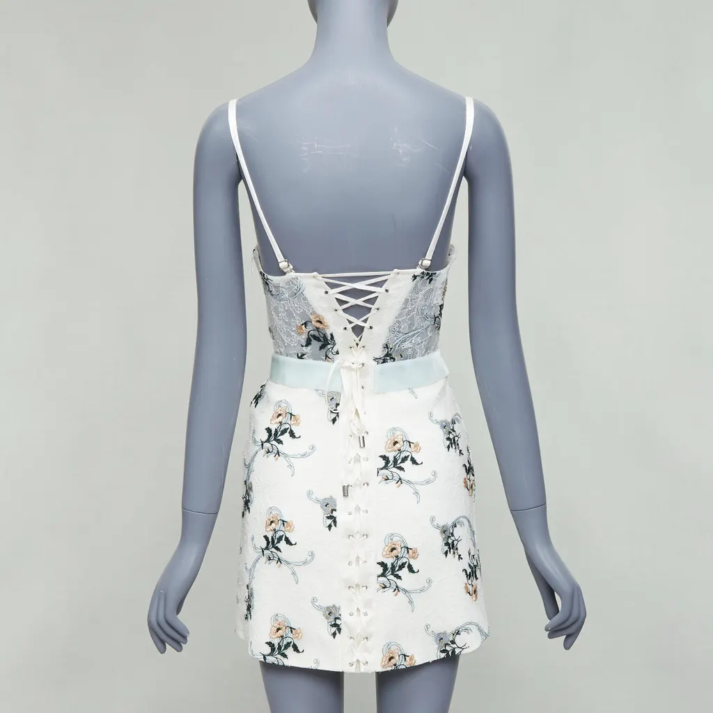 La Perla Hampton Court Ecru Silk Never worn - Box View