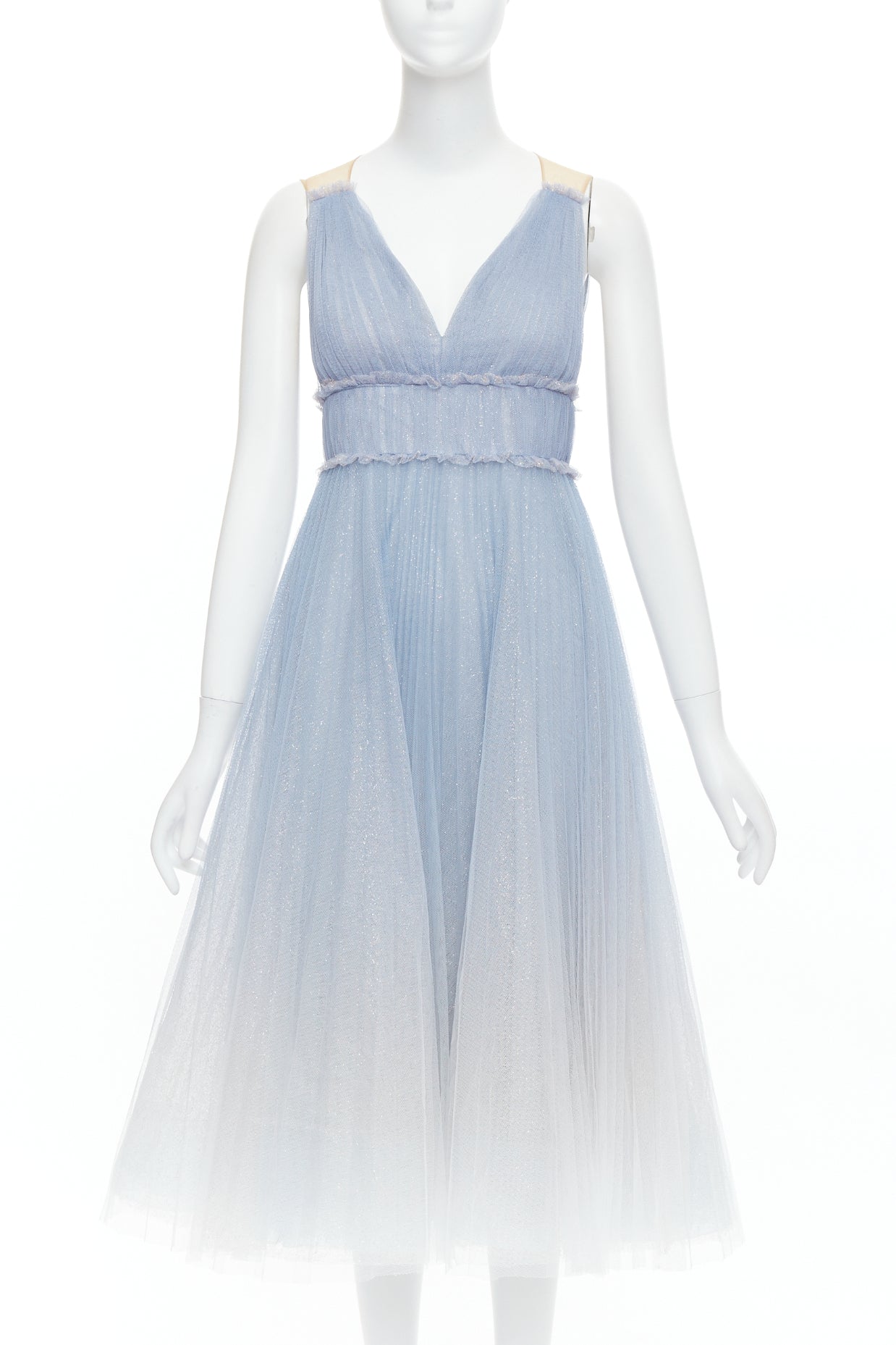 Marchesa Ombre Tulle Dress