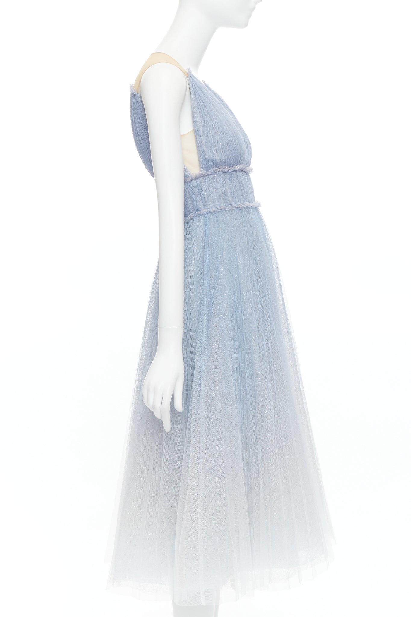 Marchesa Ombre Tulle Dress - 4