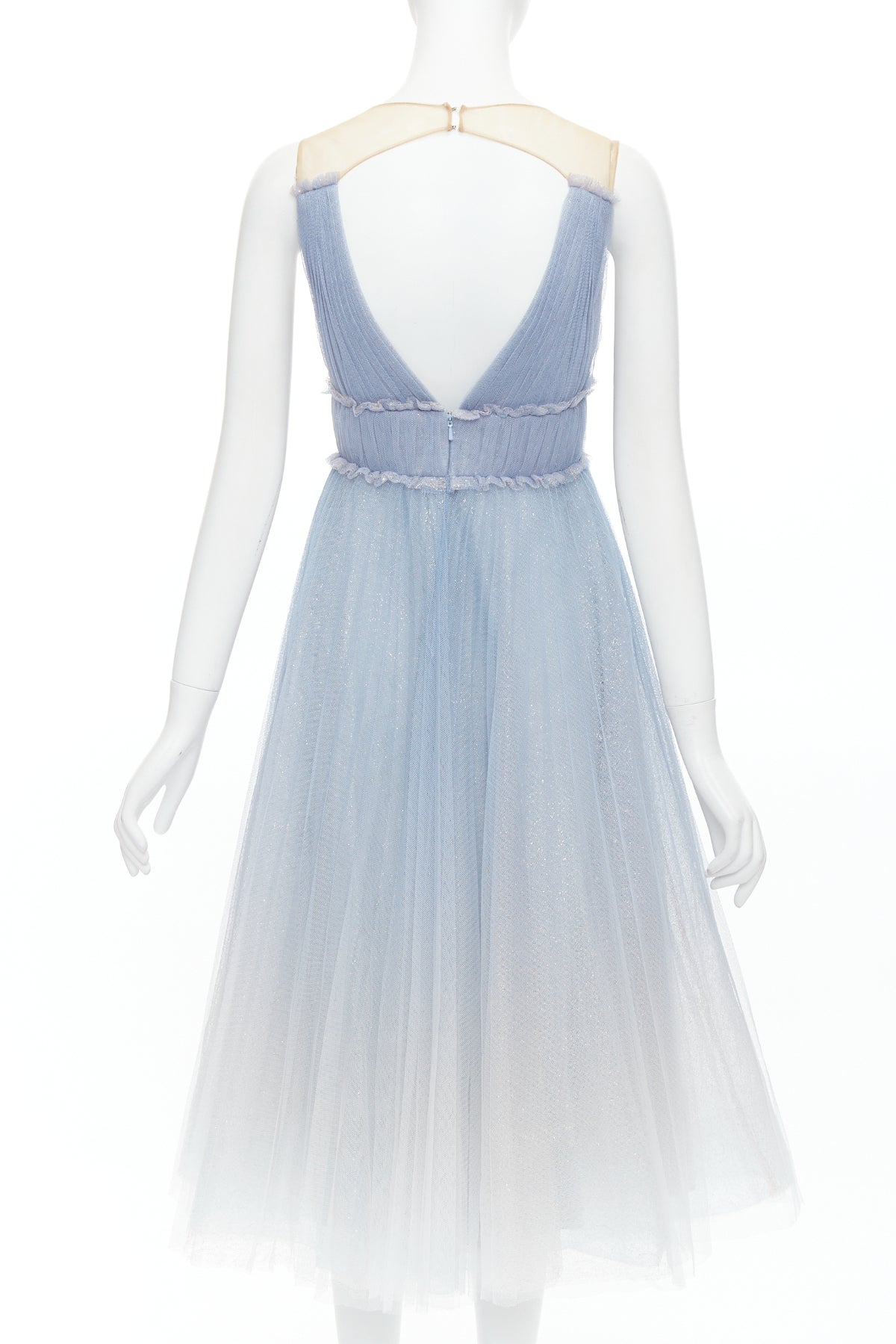 Marchesa Ombre Tulle Dress - Side view