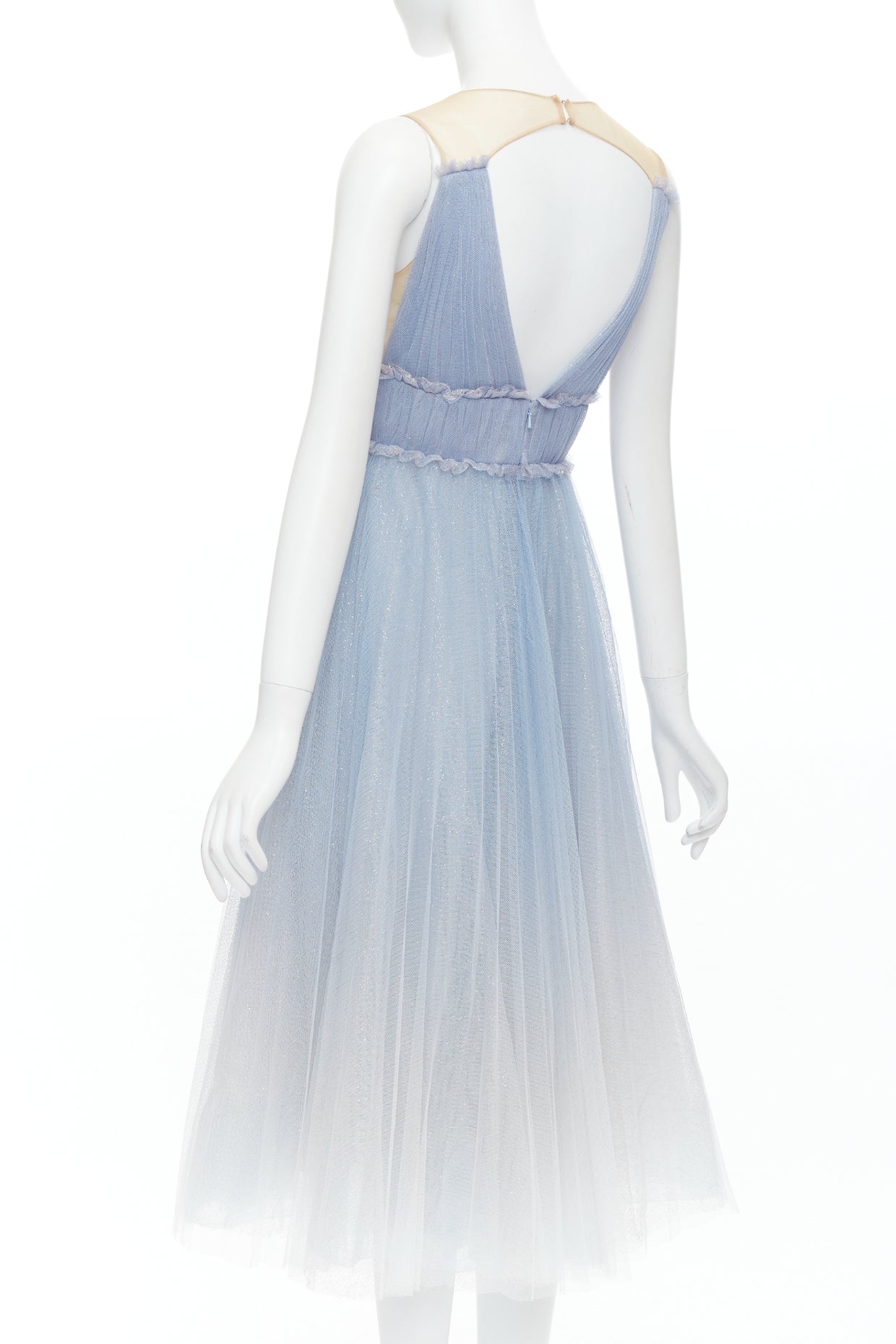 Marchesa Ombre Tulle Dress - Detail 1