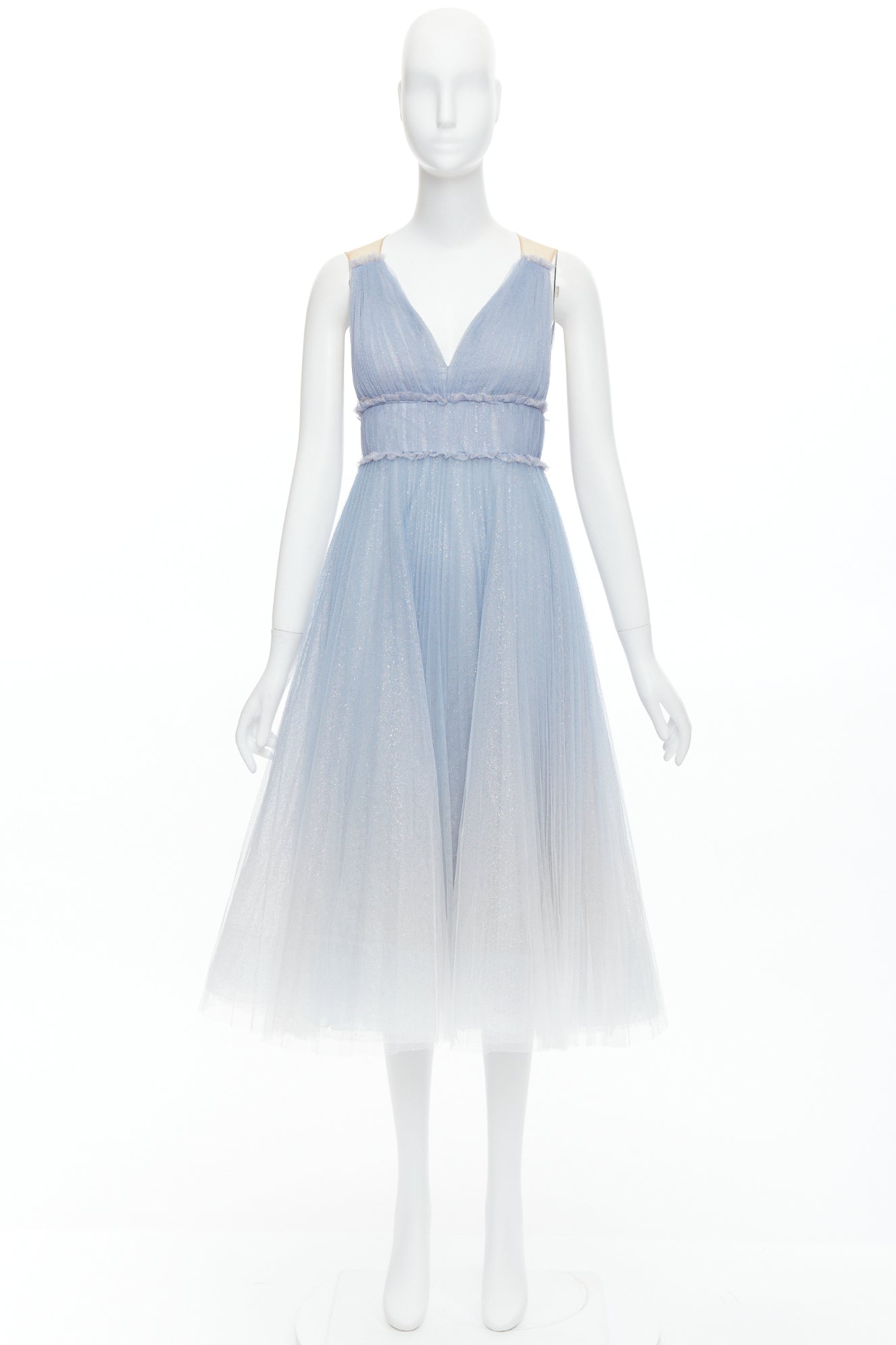Marchesa Ombre Tulle Dress - Image 11