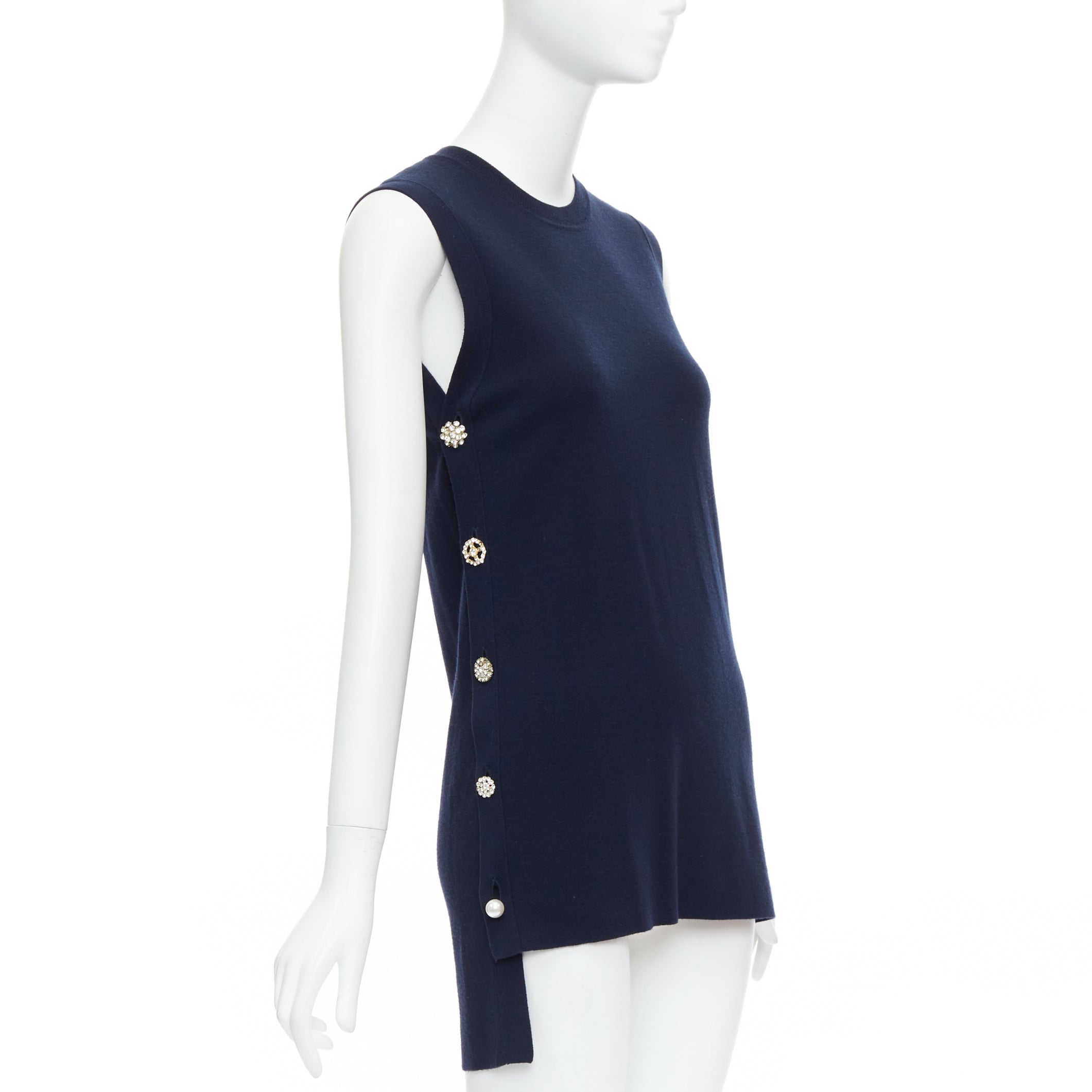 Adam Lippes Crystal Hi Low Top