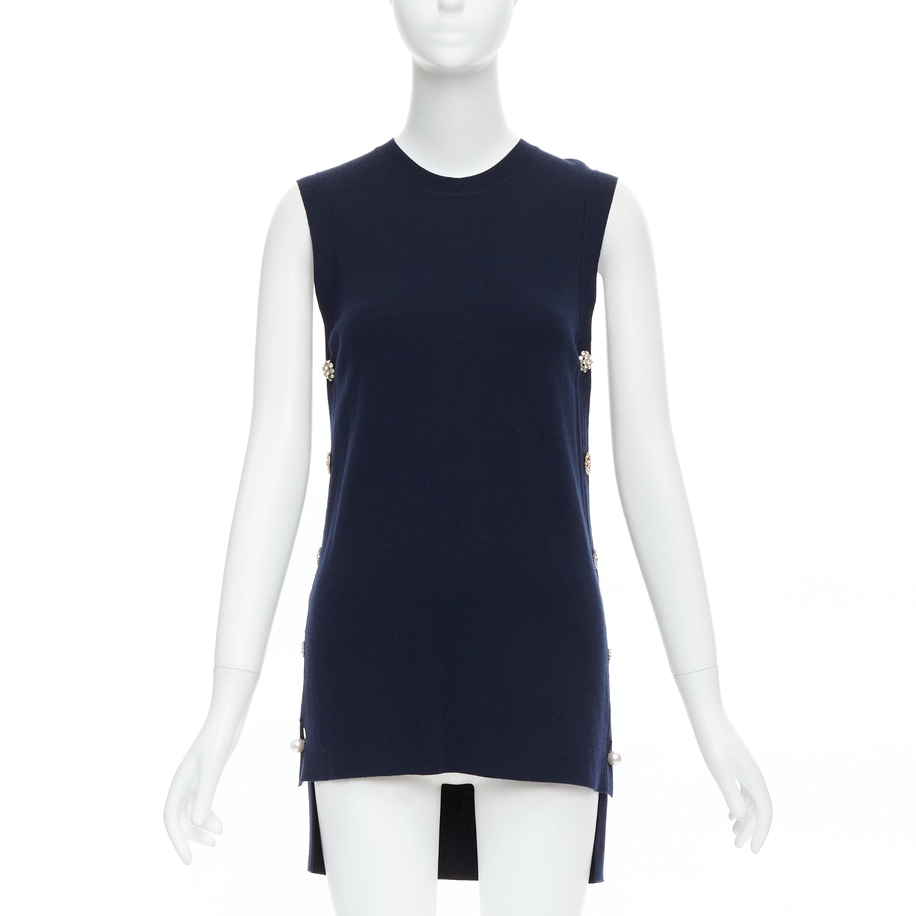 Adam Lippes Crystal Hi Low Top - Image 6