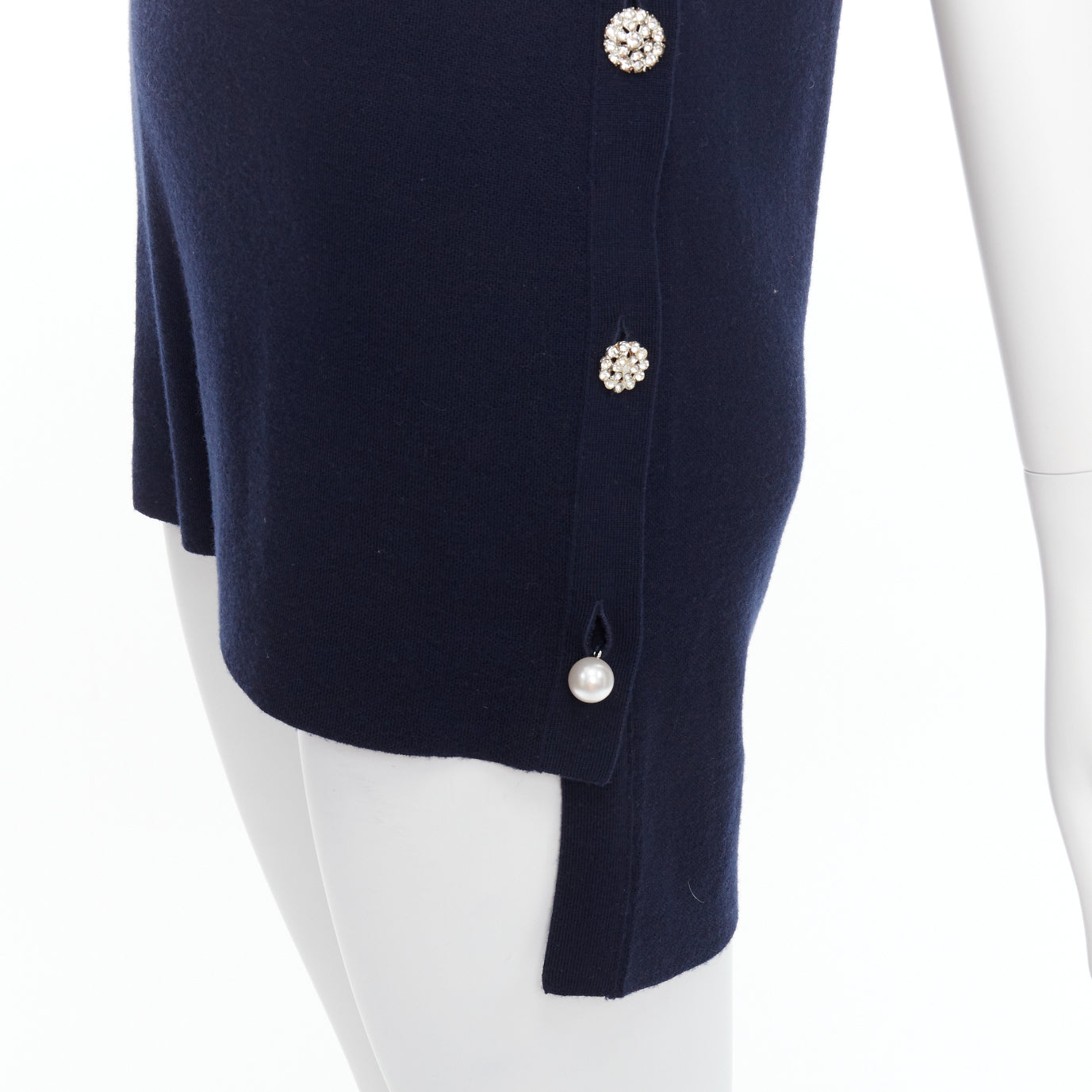 Adam Lippes Crystal Hi Low Top - Detail 2