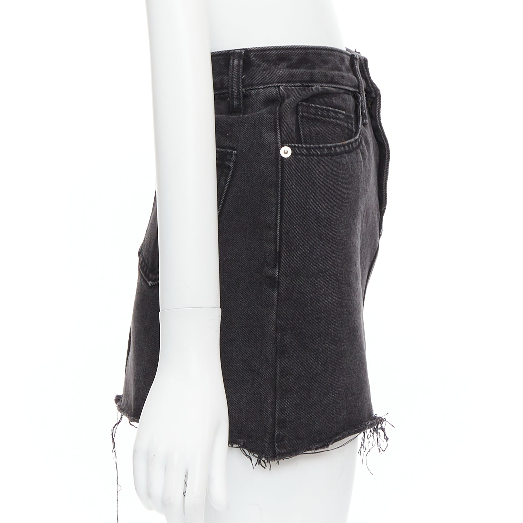 Kimhekim Frayed Denim Skirt - 4