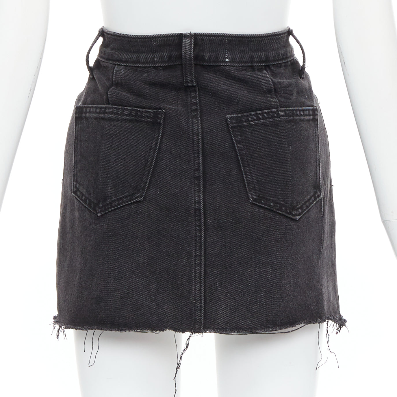 Kimhekim Frayed Denim Skirt - Side view